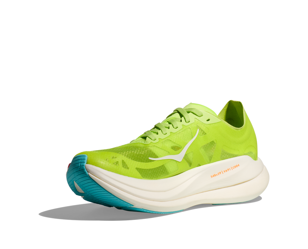 Hoka Unisex Rocket X 2 (LCS - Lettuce/Solar Flare)