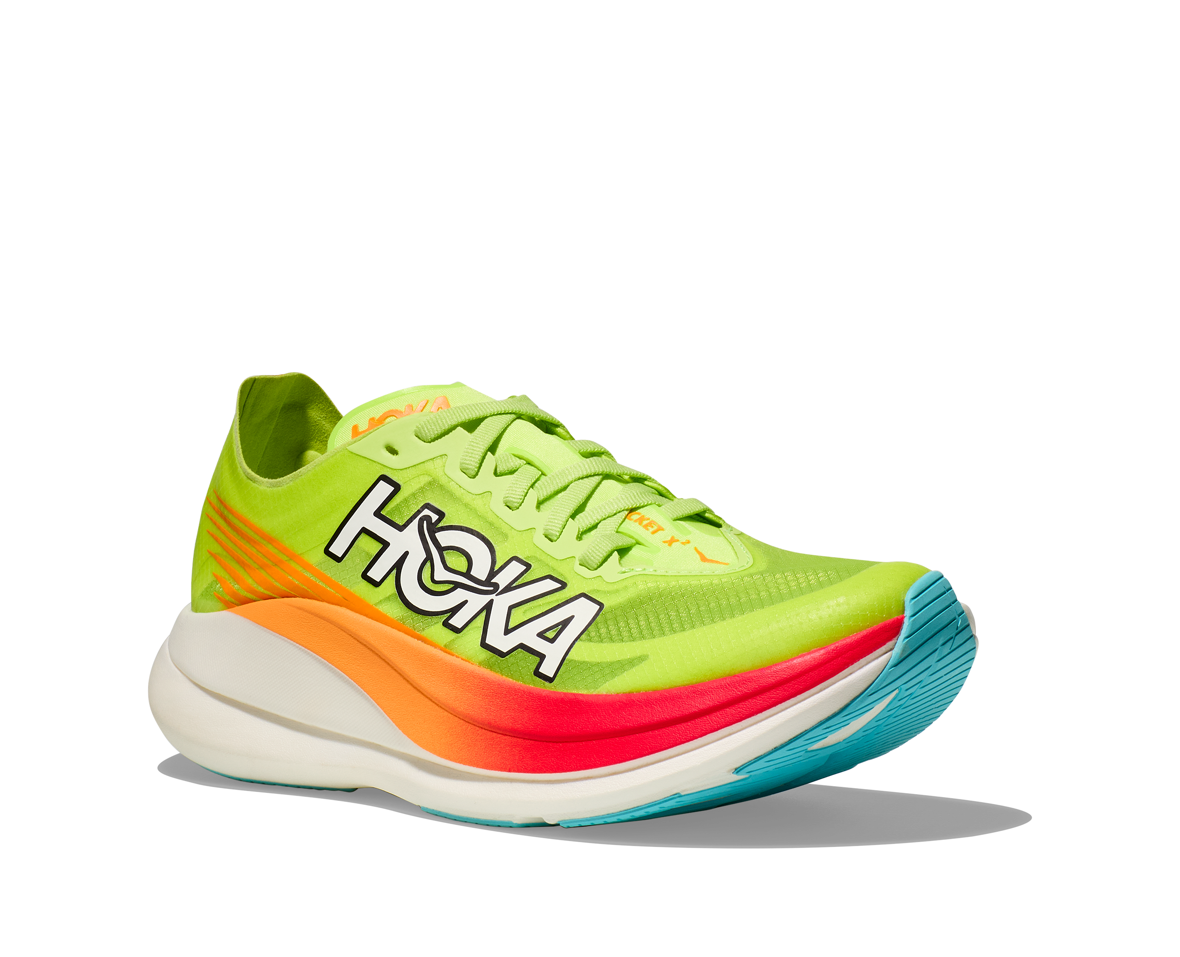 Hoka Unisex Rocket X 2 (LCS - Lettuce/Solar Flare)