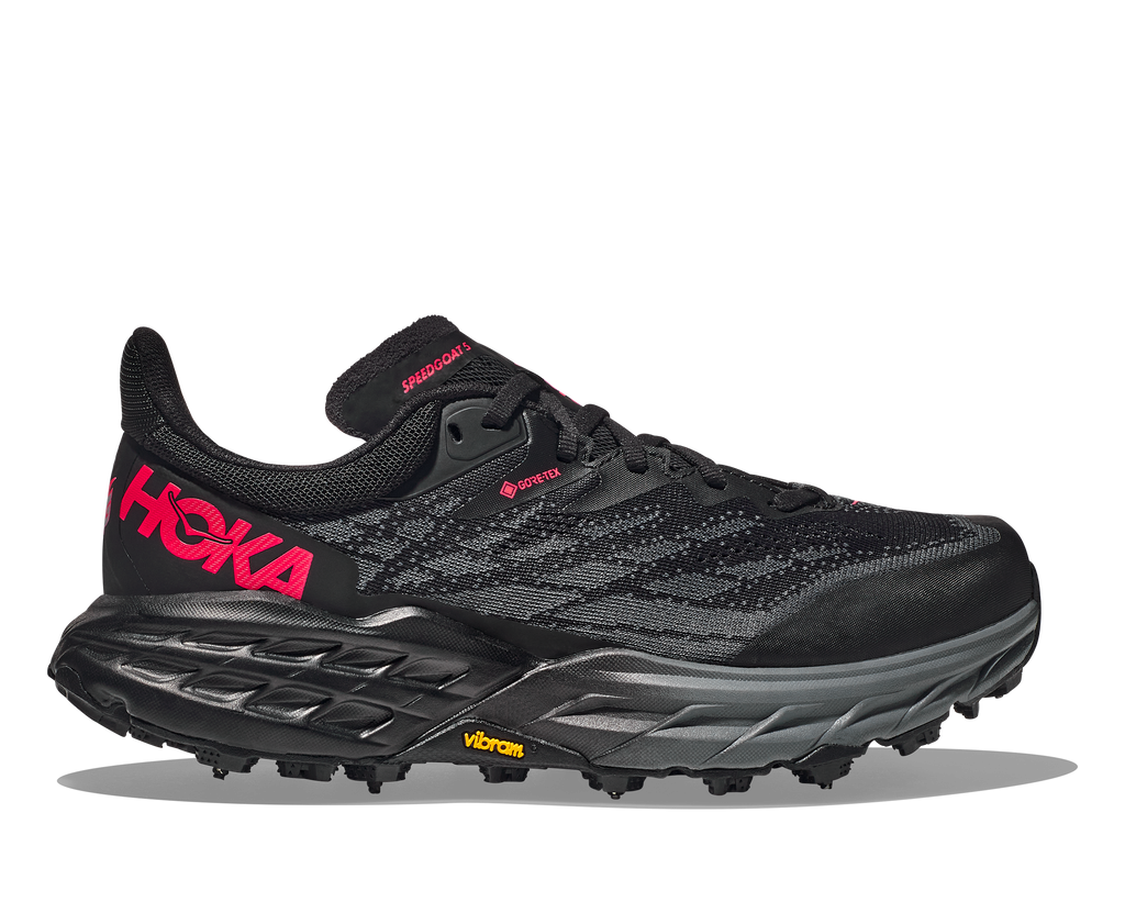 Hoka Women's Speedgoat 5 GTX SPIKE (BBLC - Black/Black)