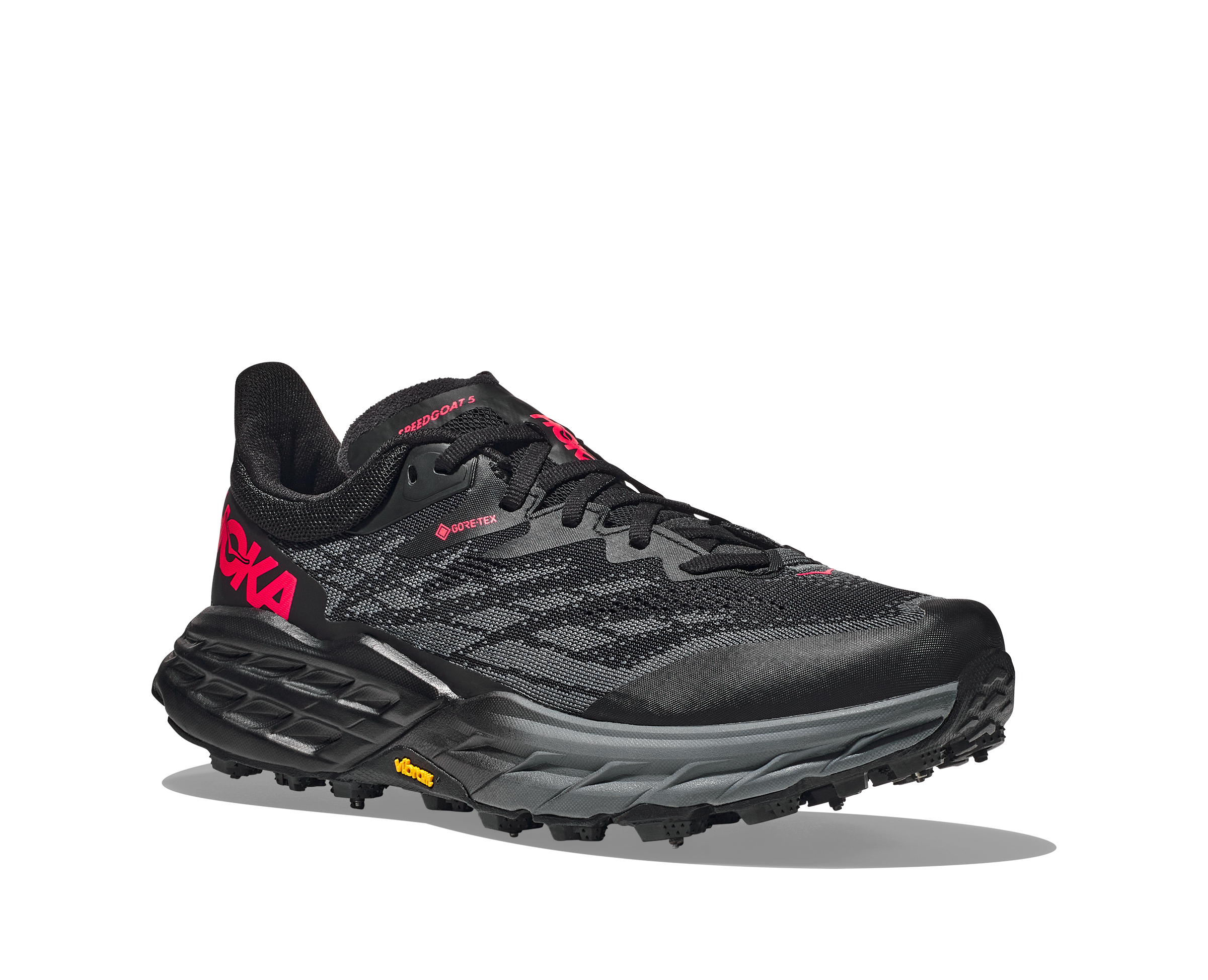 Hoka Women's Speedgoat 5 GTX SPIKE (BBLC - Black/Black)