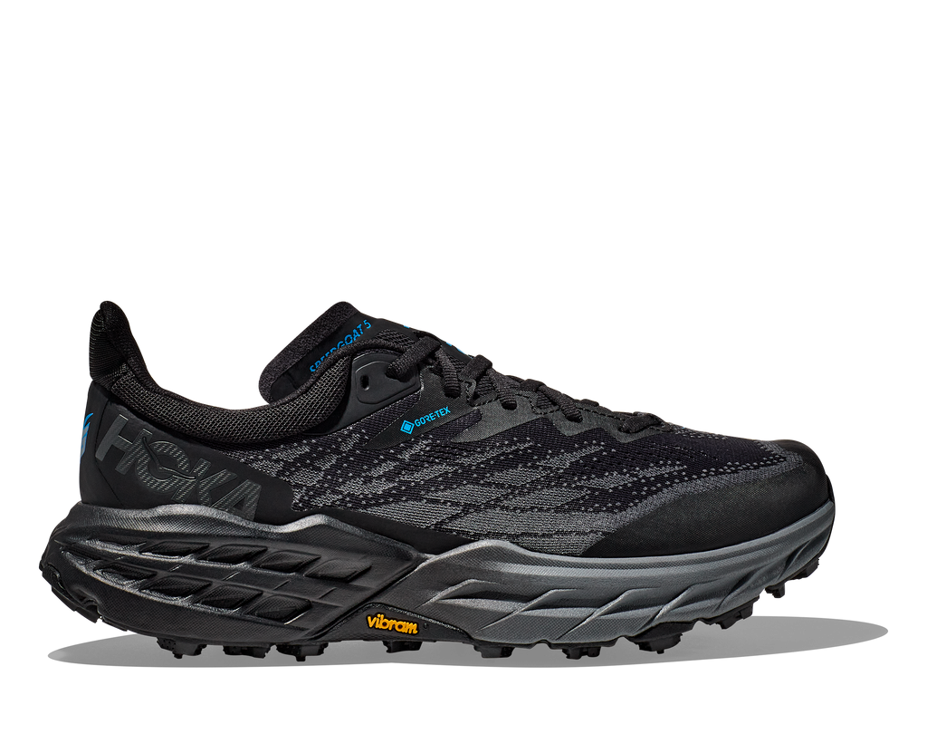 Hoka Men's Speedgoat 5 GTX SPIKE (BBLC - Black/Black)