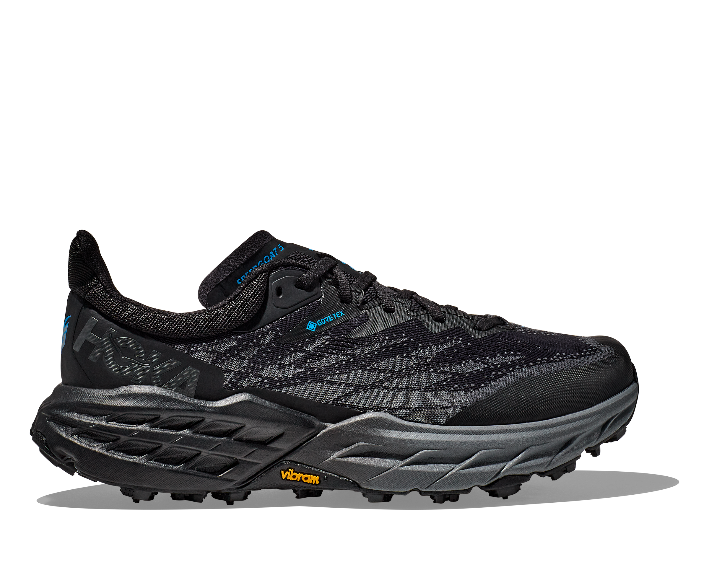 Hoka Men's Speedgoat 5 GTX SPIKE (BBLC - Black/Black)