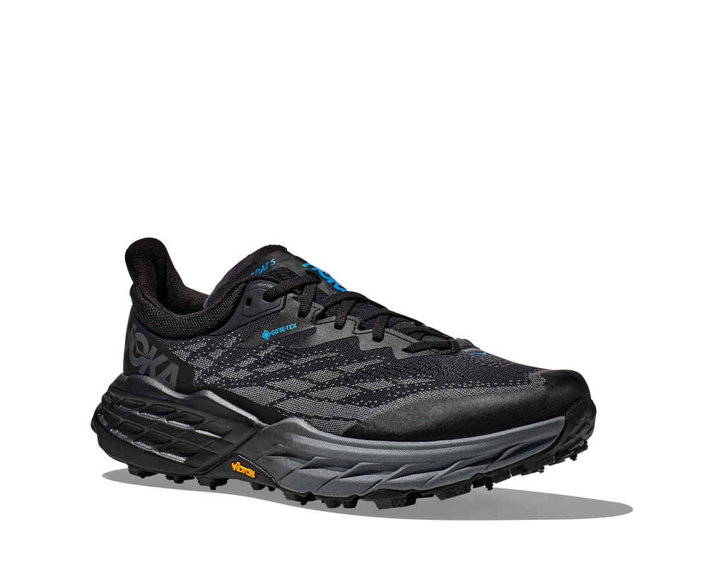 Hoka Men's Speedgoat 5 GTX SPIKE (BBLC - Black/Black)