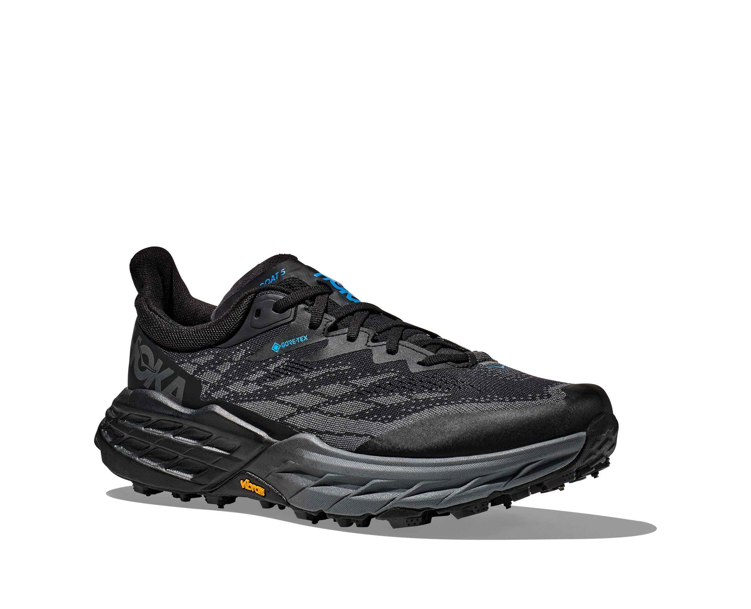 Hoka Men's Speedgoat 5 GTX SPIKE (BBLC - Black/Black)