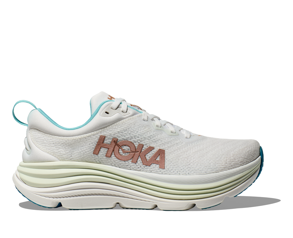 Hoka Women's Gaviota 5 (FTRS - Frost/Rose Gold)
