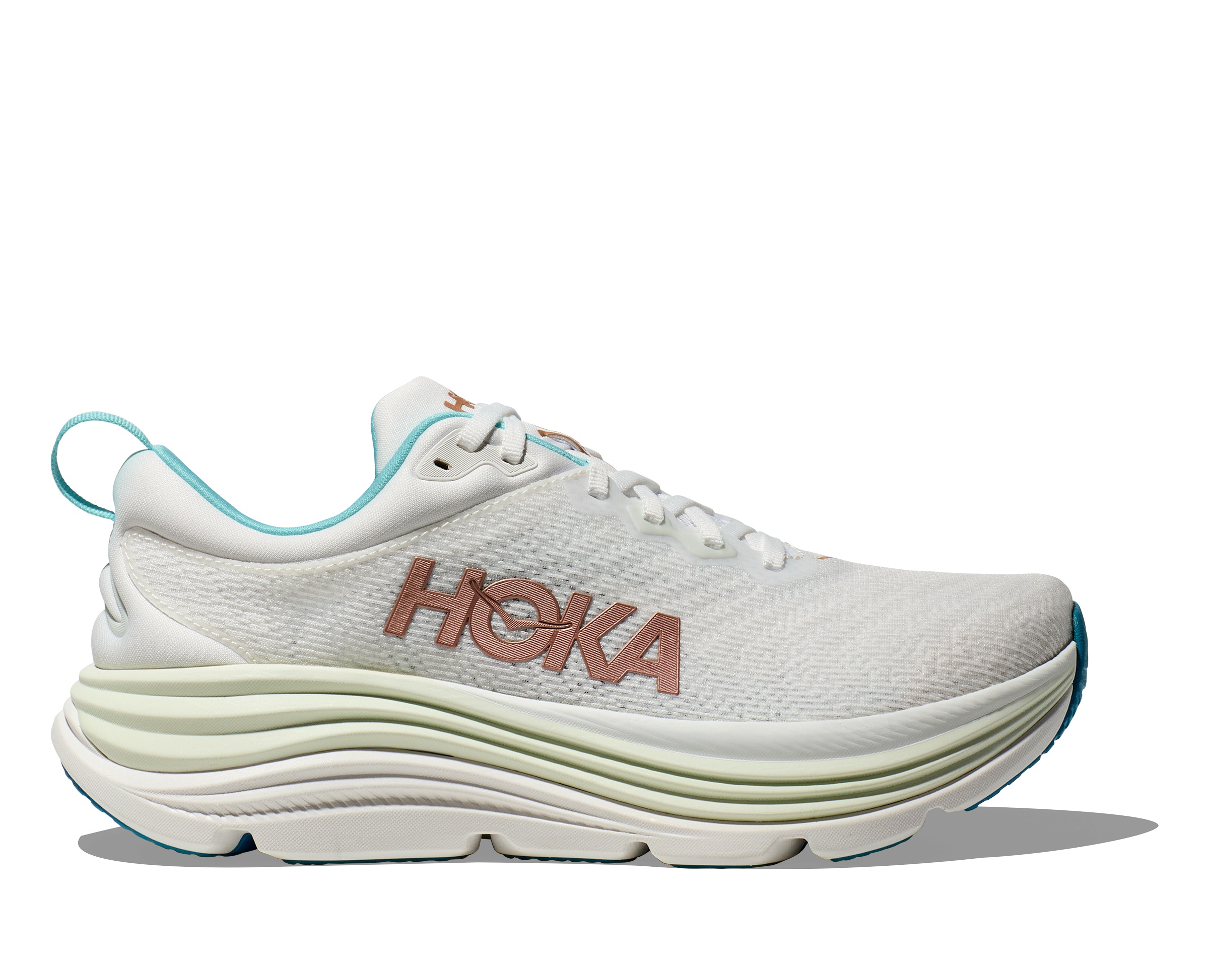 Hoka Women's Gaviota 5 (FTRS - Frost/Rose Gold)