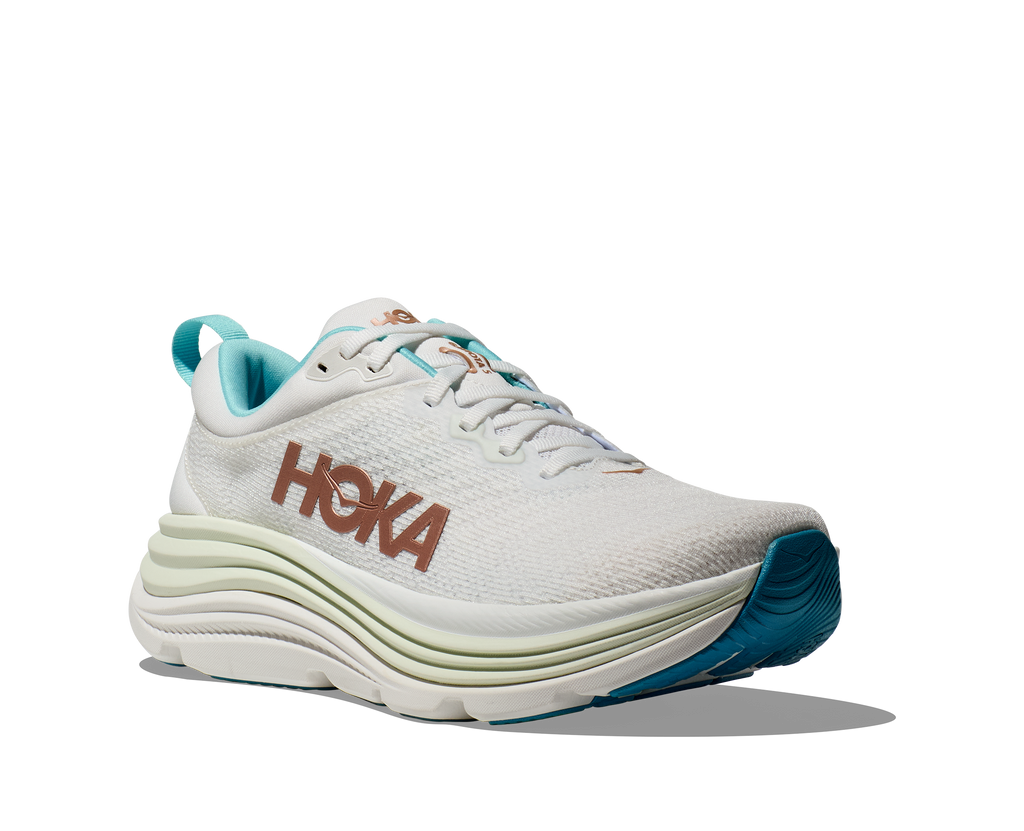 Hoka Women's Gaviota 5 (FTRS - Frost/Rose Gold)
