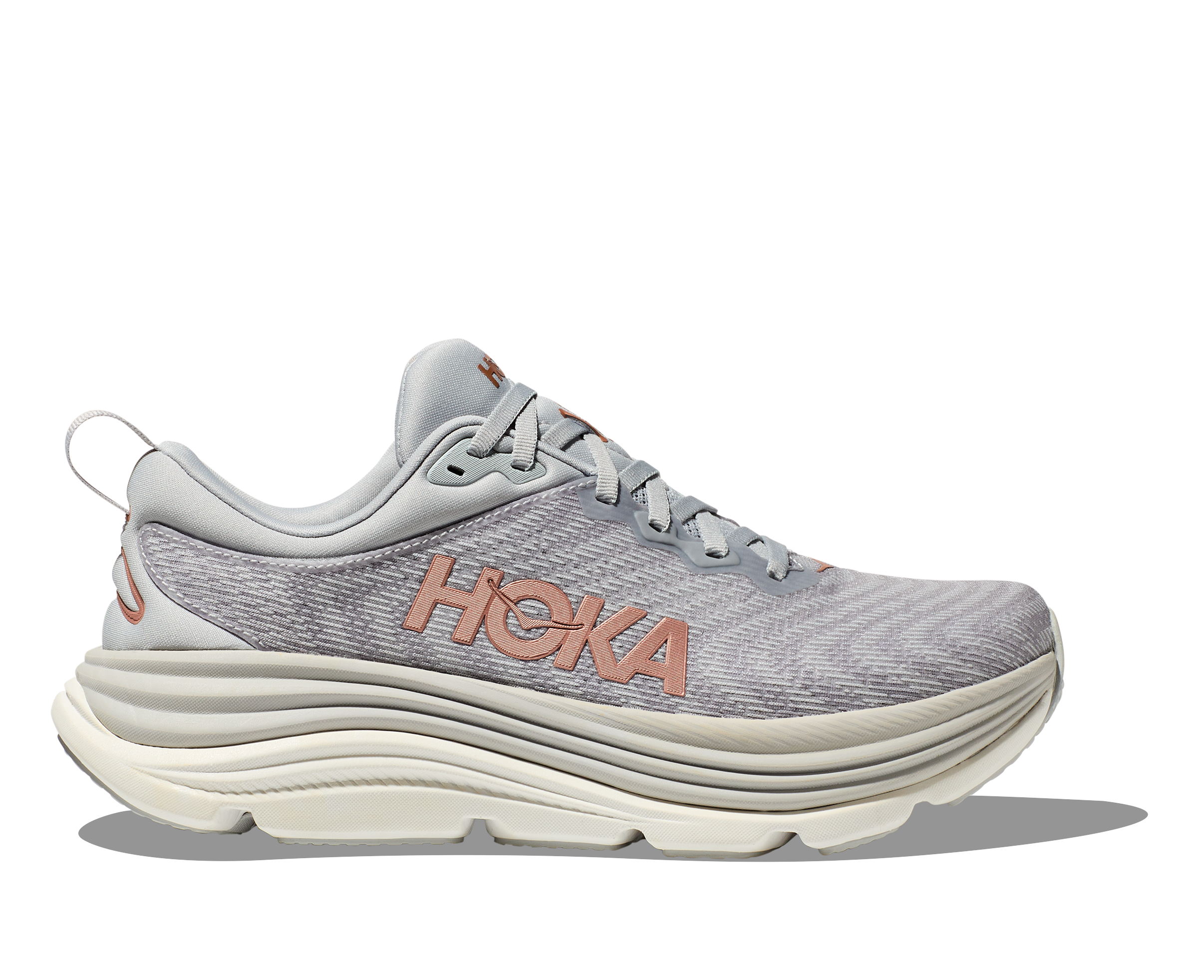 Hoka Women's Gaviota 5 (HMRG - Harbor Mist/Rose Gold)