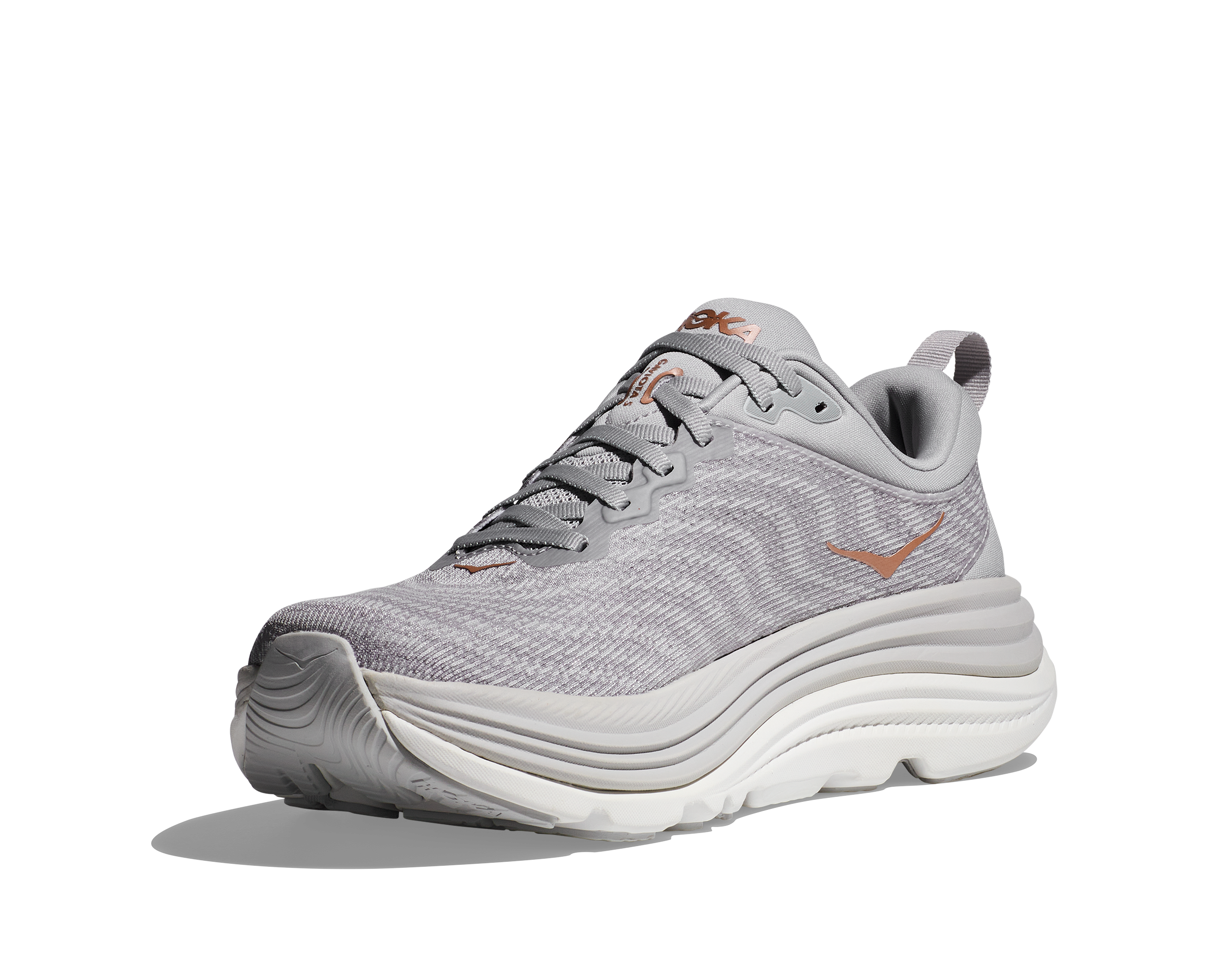 Hoka Women's Gaviota 5 (HMRG - Harbor Mist/Rose Gold)