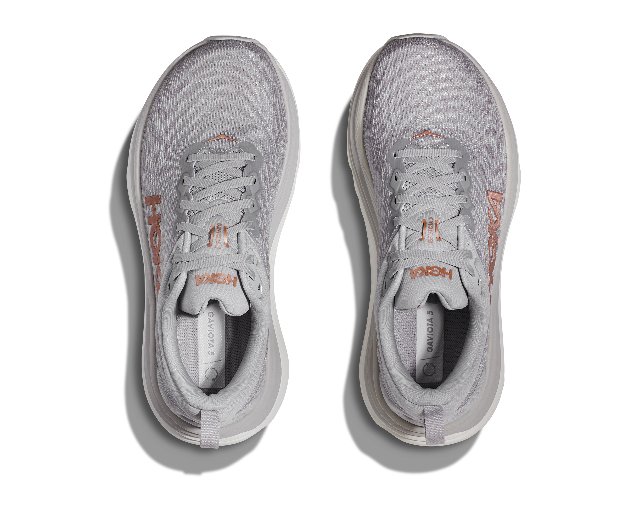 Hoka Women's Gaviota 5 WIDE (HMRG- Harbor Mist/Rose Gold)