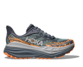 Hoka Women's Stinson 7 (GSP - Grey Skies/Pale Tangerine)