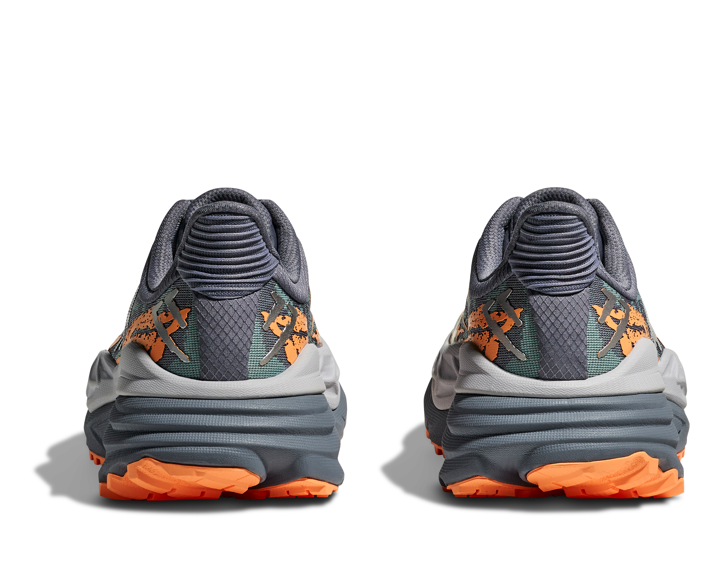 Hoka Women's Stinson 7 (GSP - Grey Skies/Pale Tangerine)