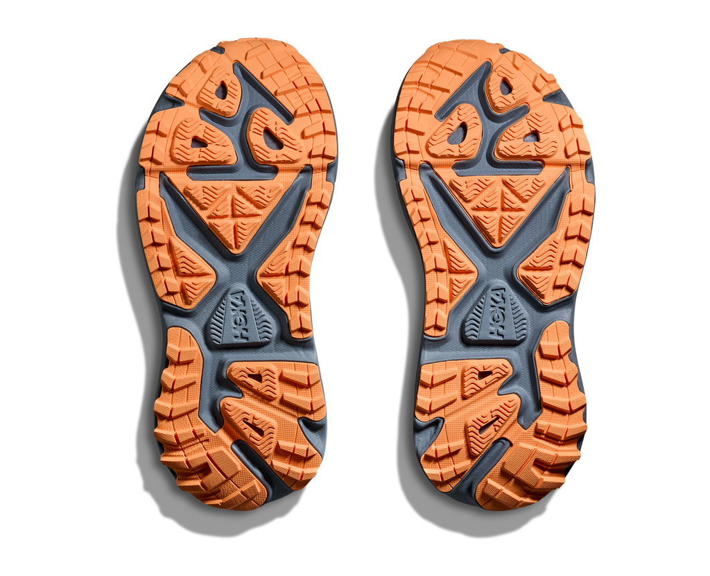 Hoka Women's Stinson 7 (GSP - Grey Skies/Pale Tangerine)