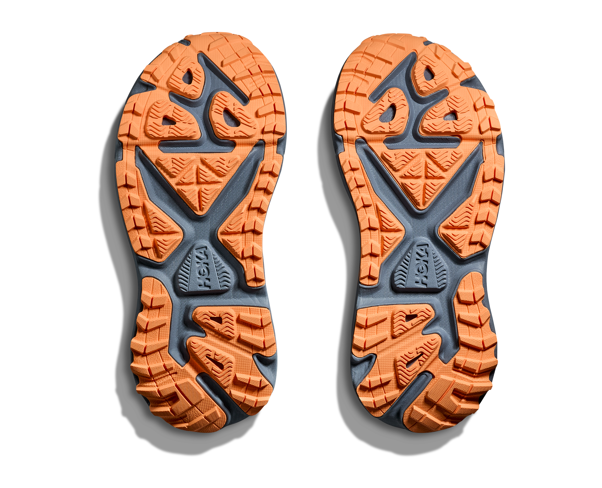 Hoka Women's Stinson 7 (GSP - Grey Skies/Pale Tangerine)