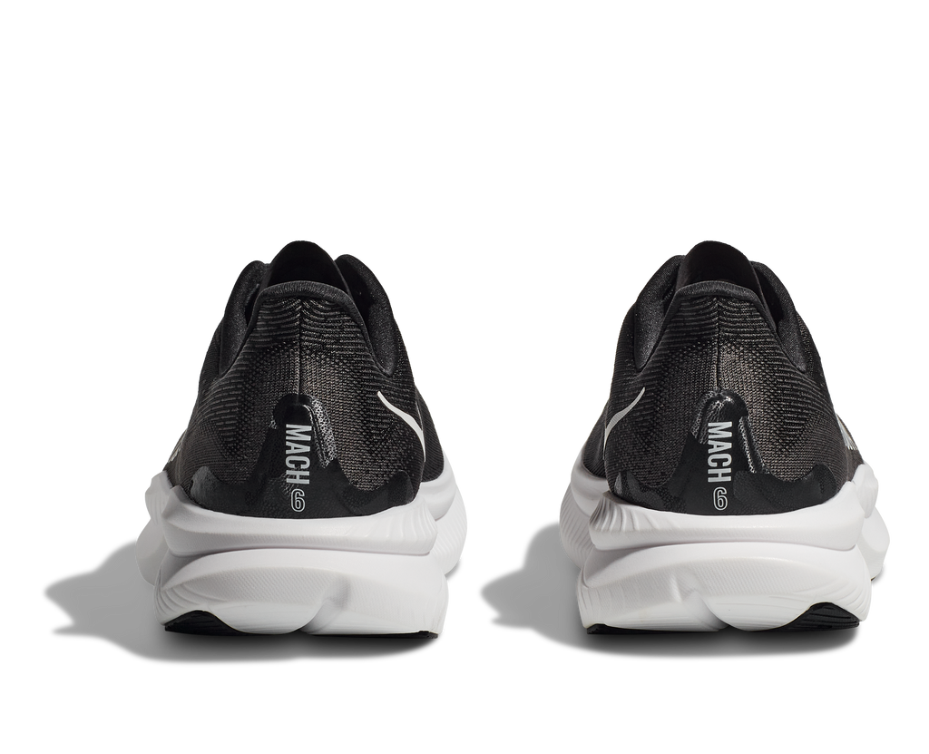 Hoka Women's Mach 6 WIDE (BWHT - Black/White)