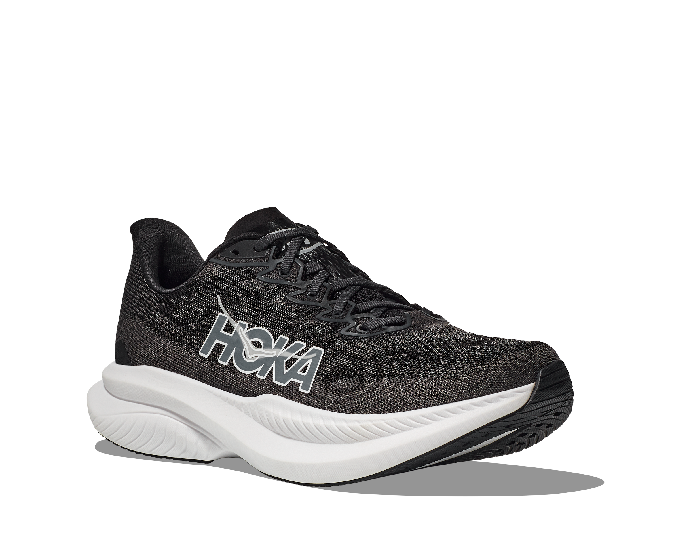 Hoka Women's Mach 6 WIDE (BWHT - Black/White)