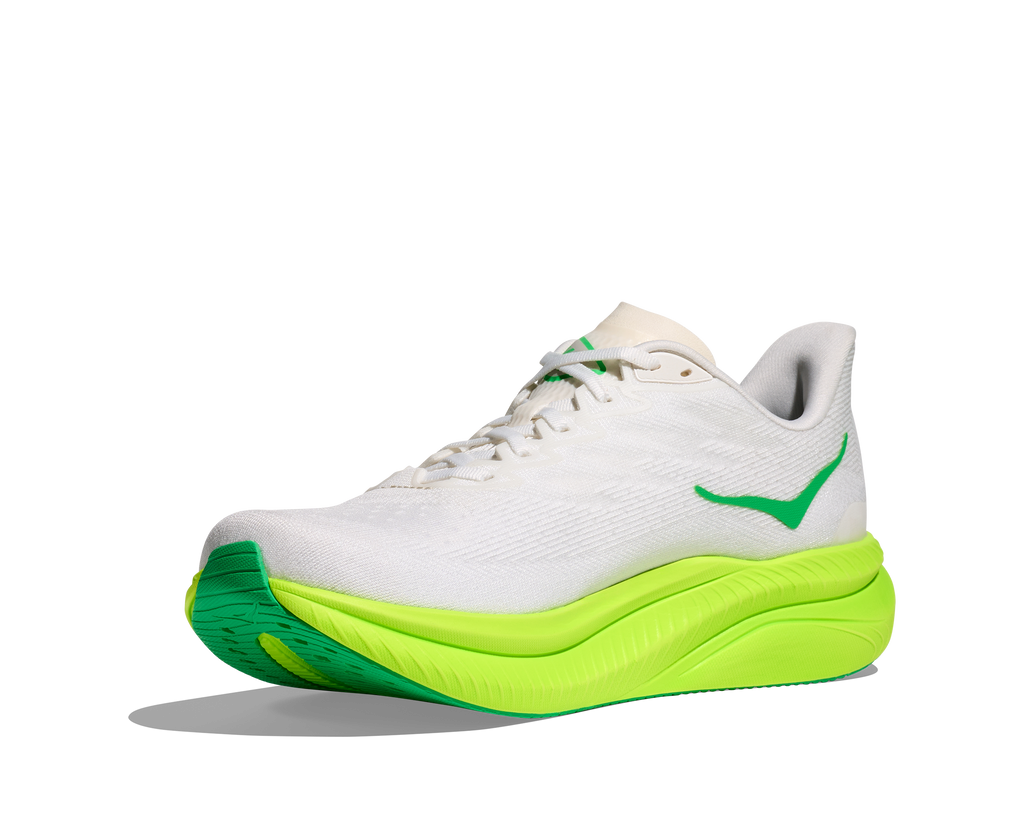 Hoka Men's Mach 6 (WNL - White/Neon Lime)