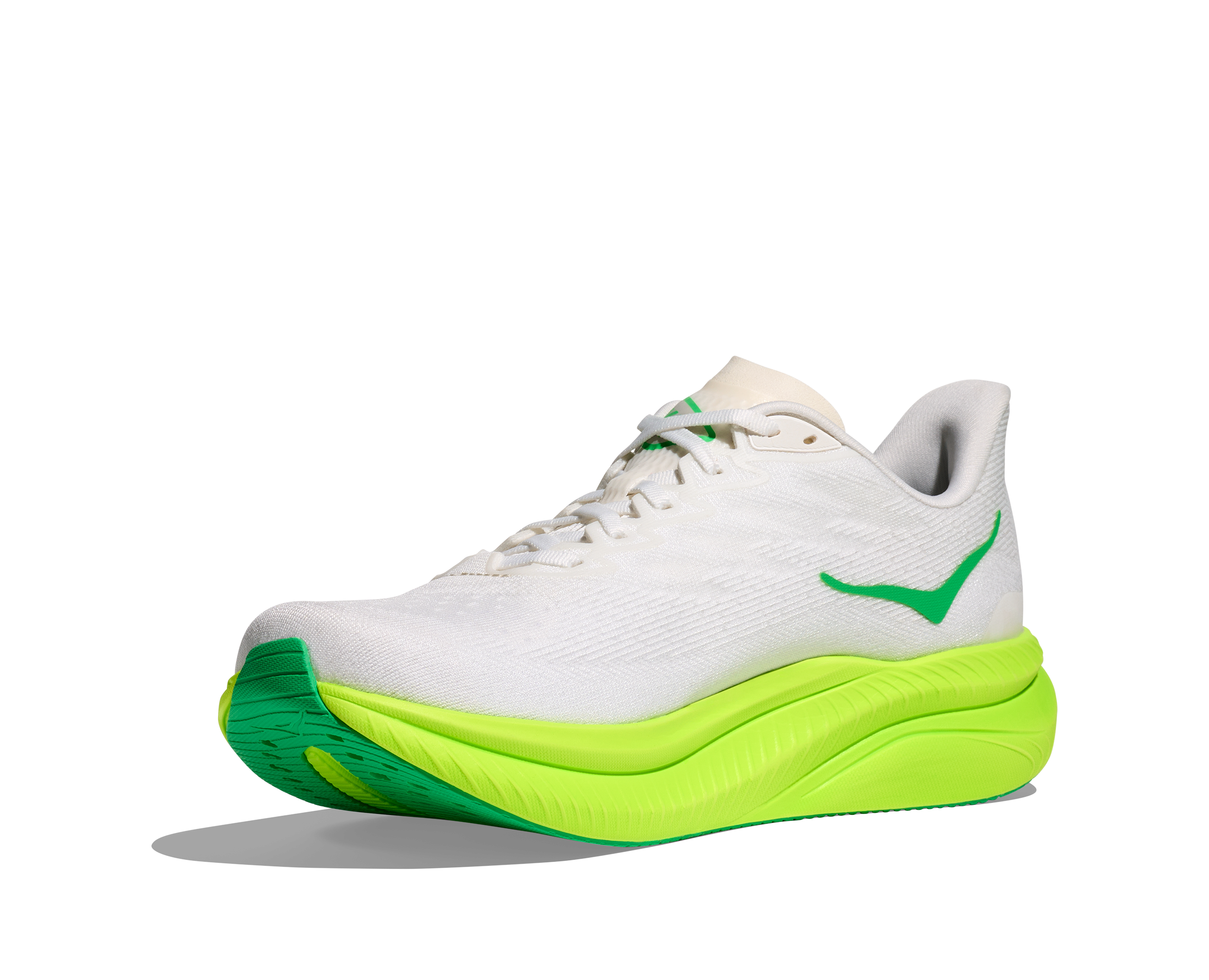 Hoka Men's Mach 6 (WNL - White/Neon Lime)