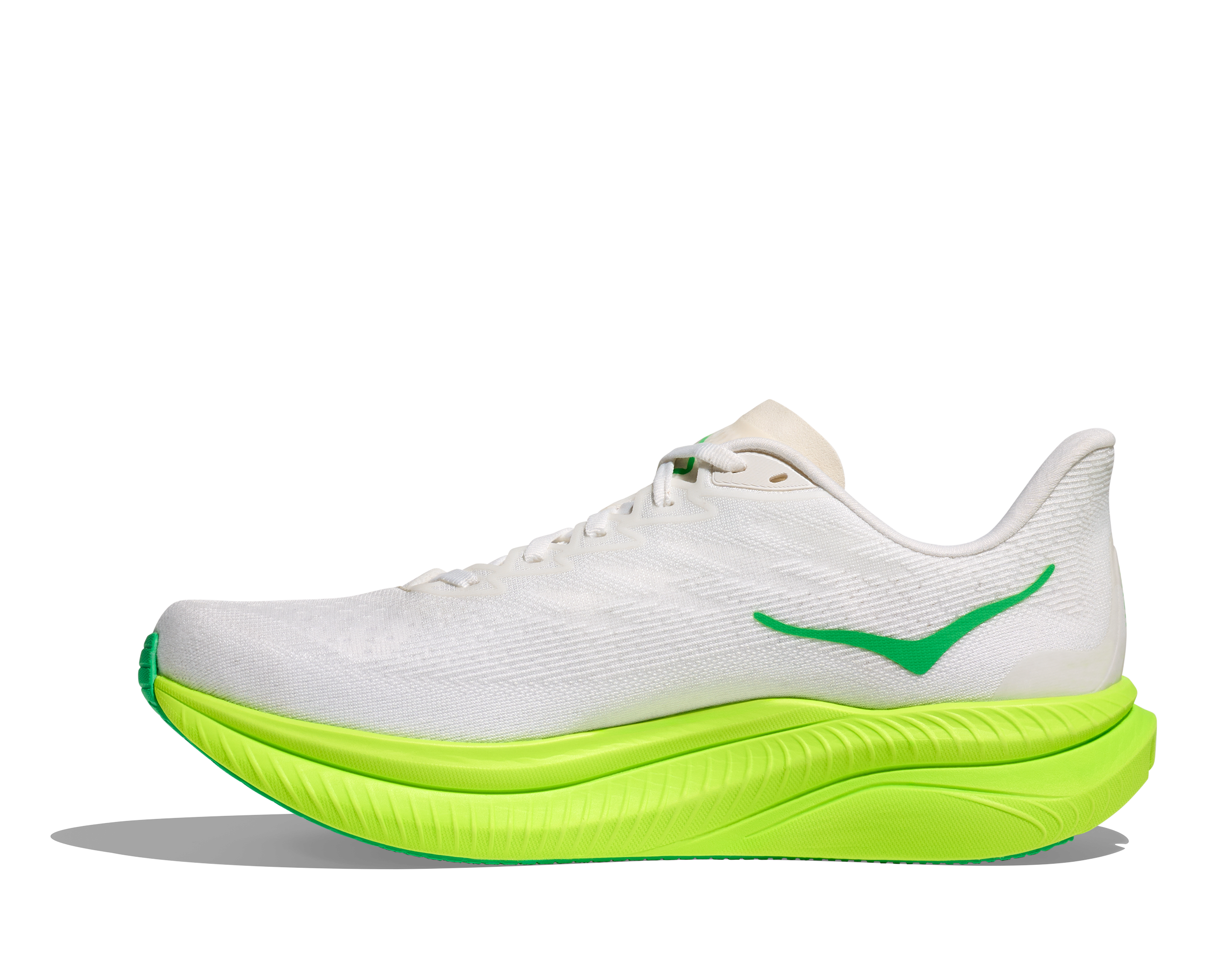 Hoka Men's Mach 6 (WNL - White/Neon Lime)