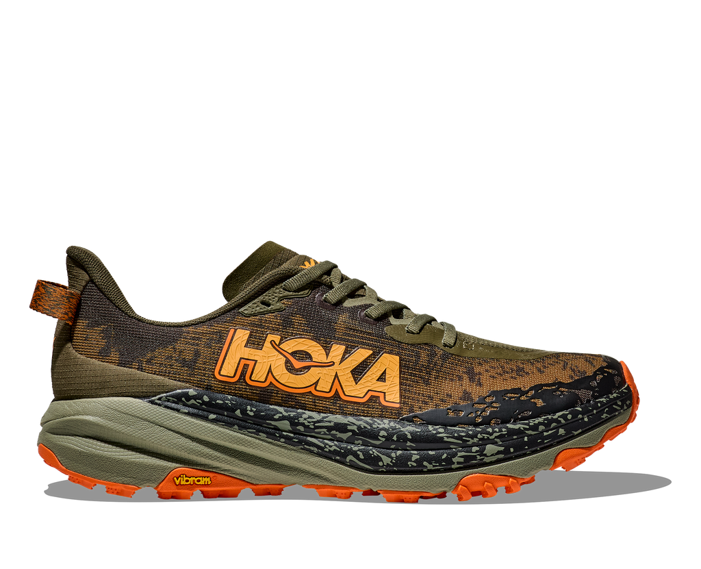 Hoka Men's Speedgoat 6 (AQL - Antique Olive/Squash)