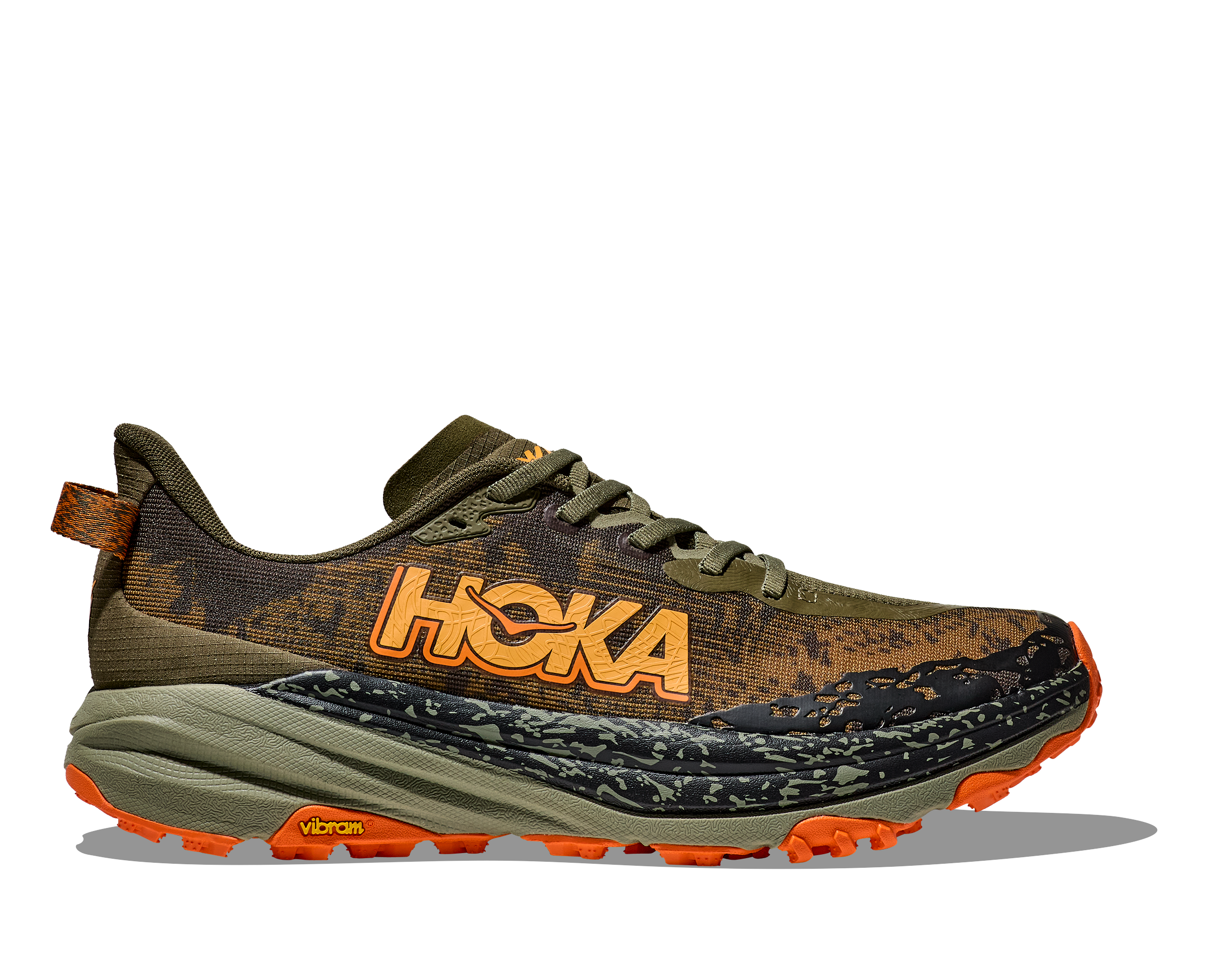 Hoka Men's Speedgoat 6 (AQL - Antique Olive/Squash)