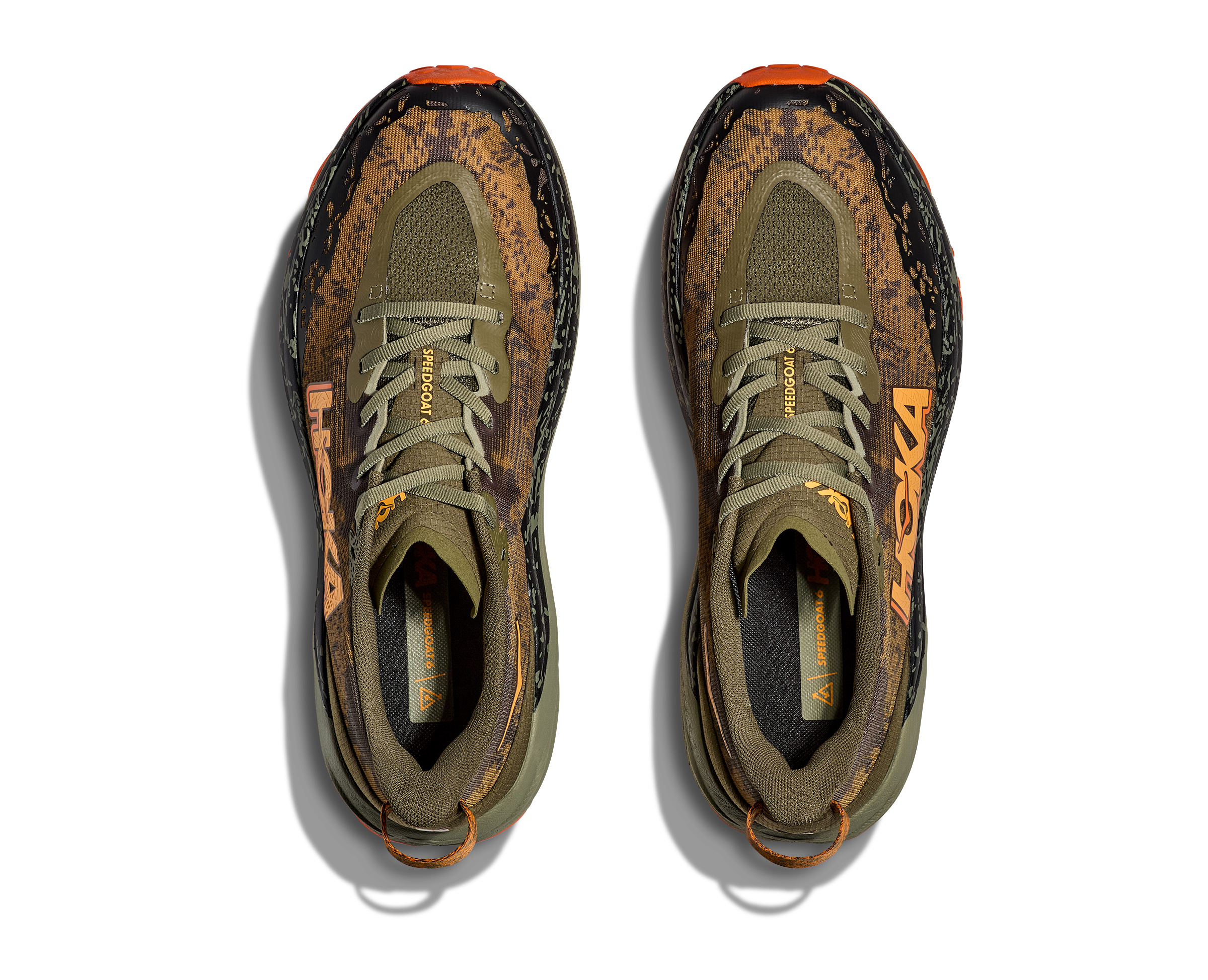 Hoka Men's Speedgoat 6 (AQL - Antique Olive/Squash)