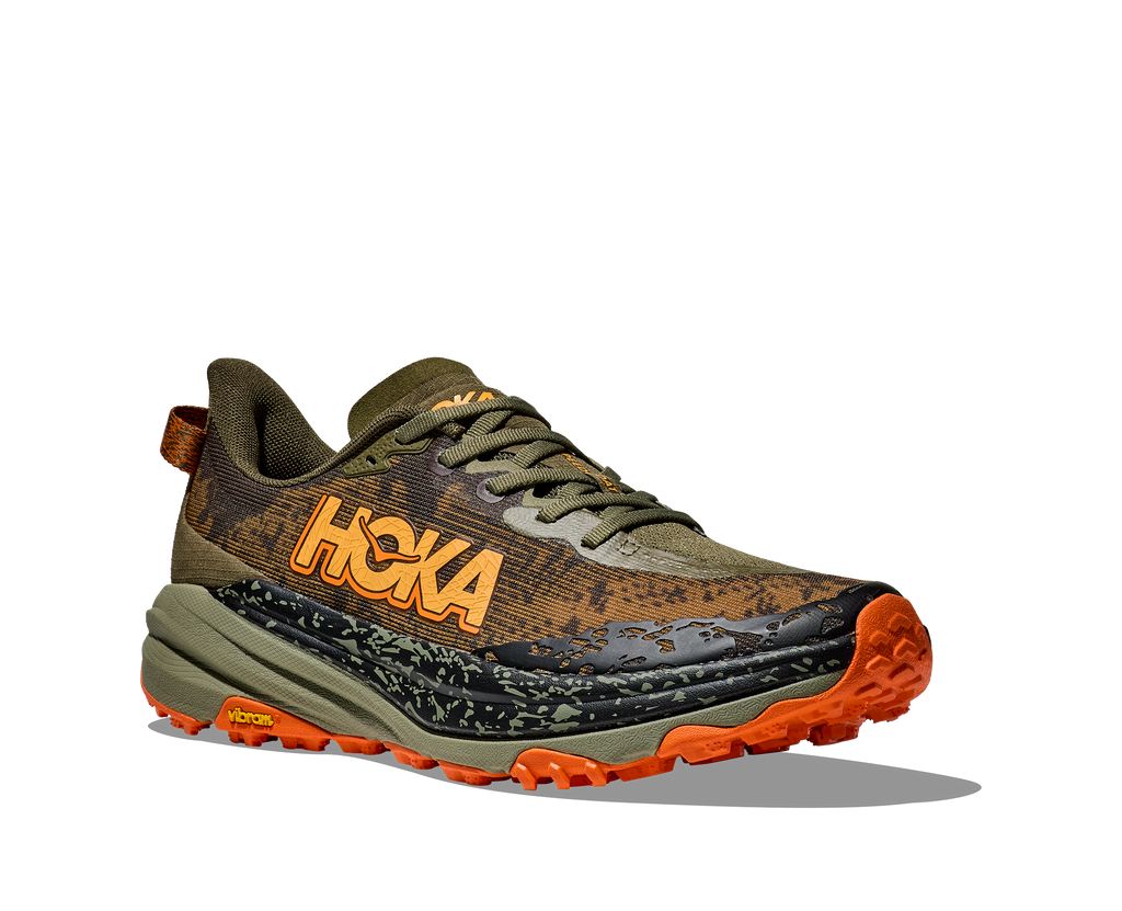 Hoka Men's Speedgoat 6 (AQL - Antique Olive/Squash)