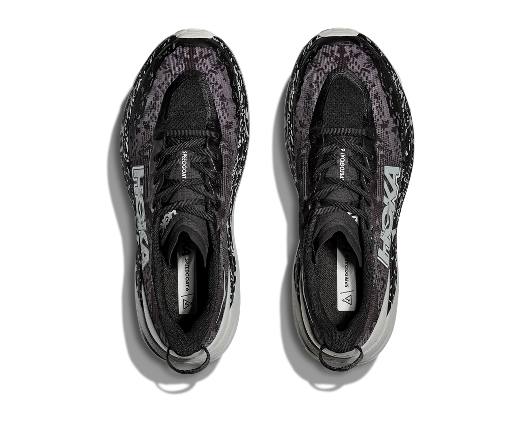 Hoka Men's Speedgoat 6 (BKSTR - Black/Stardust)