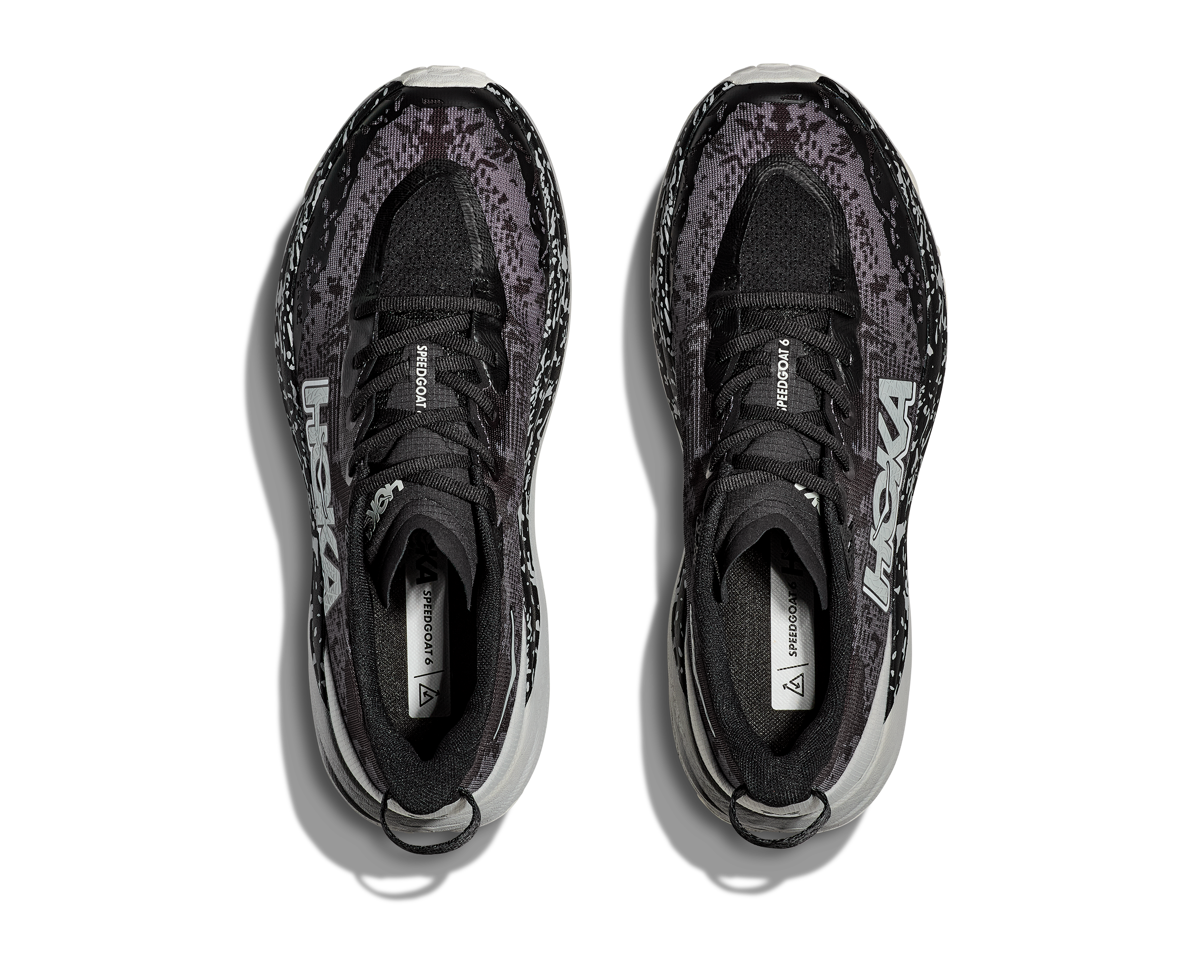 Hoka Men's Speedgoat 6 (BKSTR - Black/Stardust)