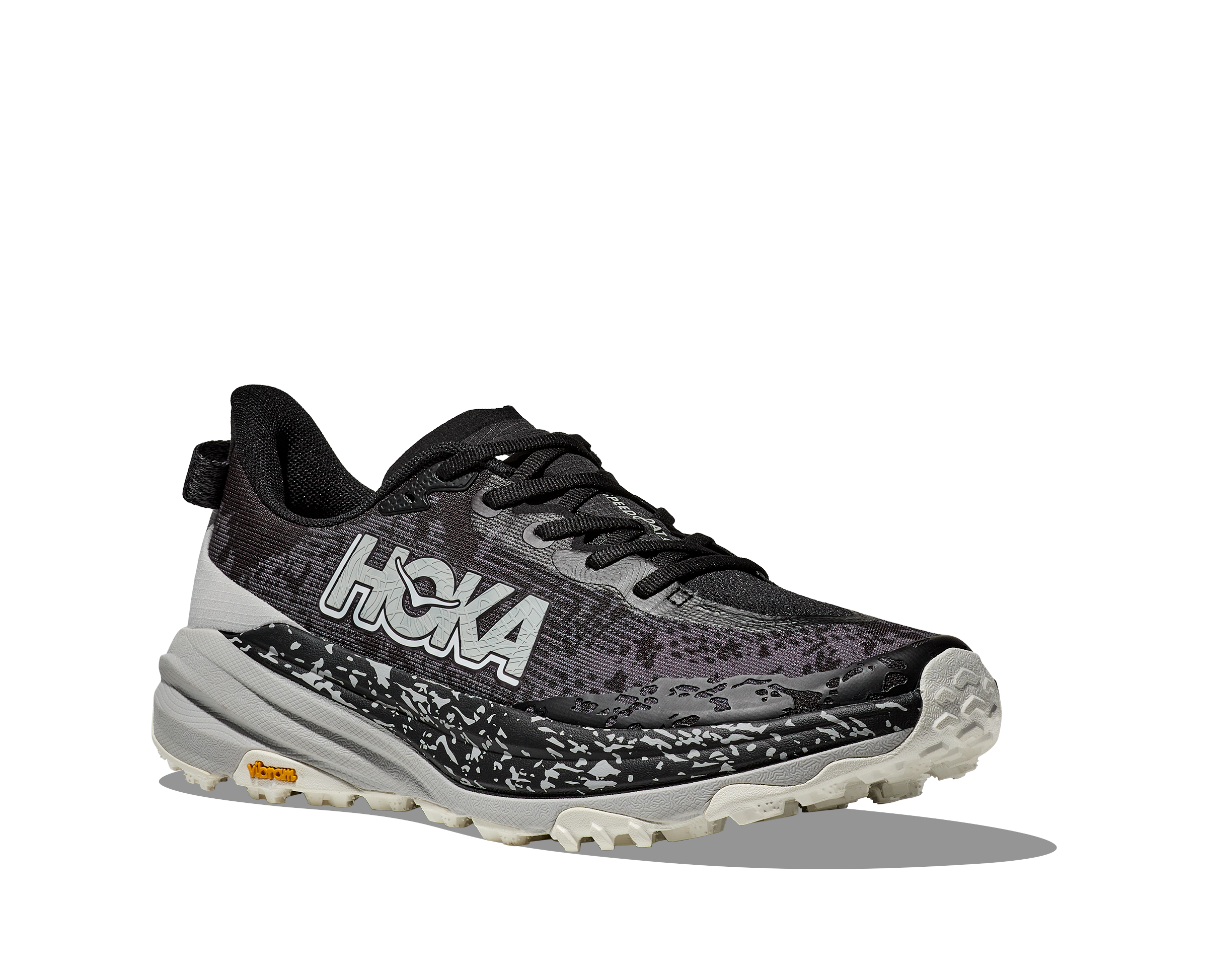 Hoka Men's Speedgoat 6 (BKSTR - Black/Stardust)