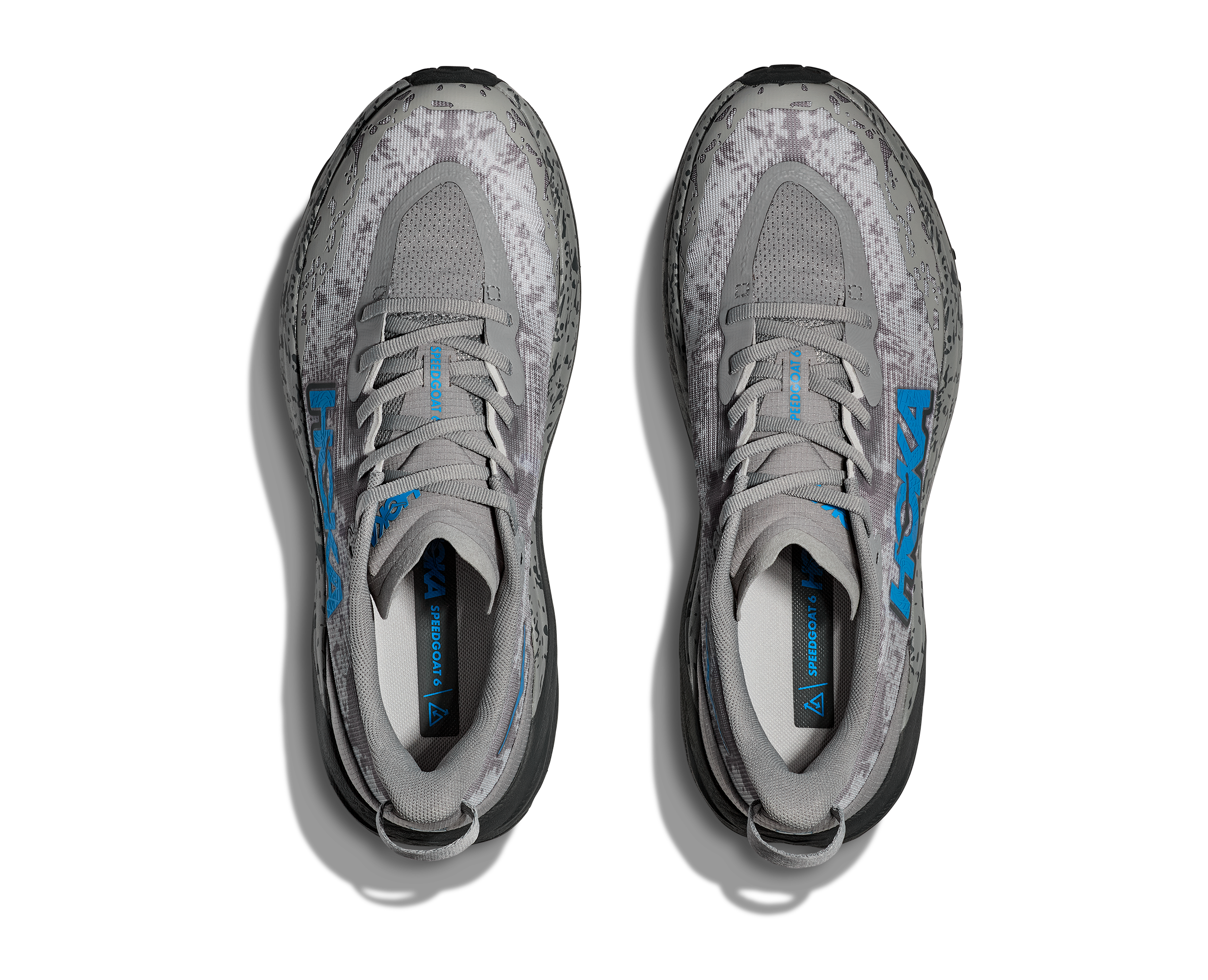  Men's Speedgoat 6 WIDE (GCG - Galactic Grey/Hoka Blue)