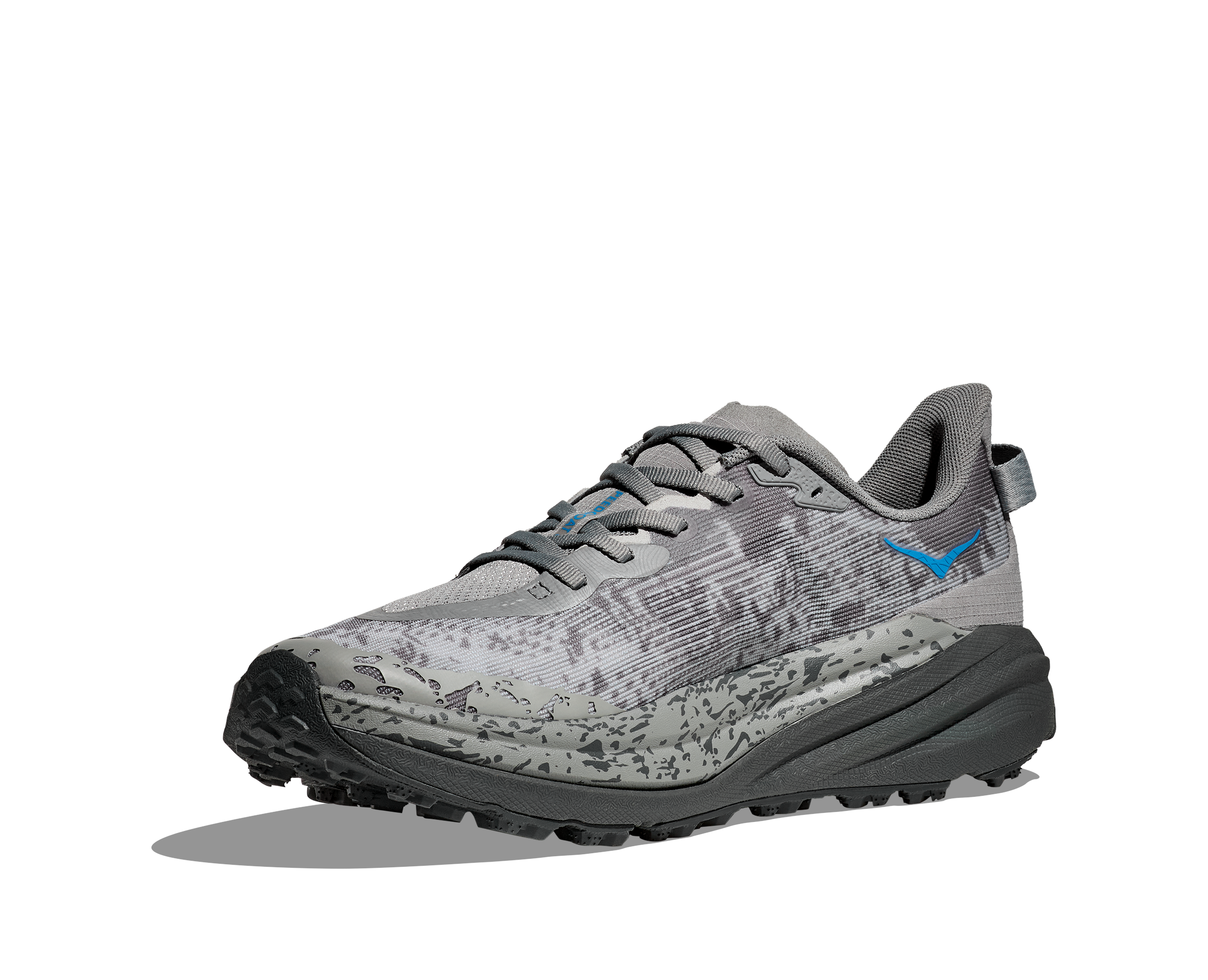  Men's Speedgoat 6 WIDE (GCG - Galactic Grey/Hoka Blue)