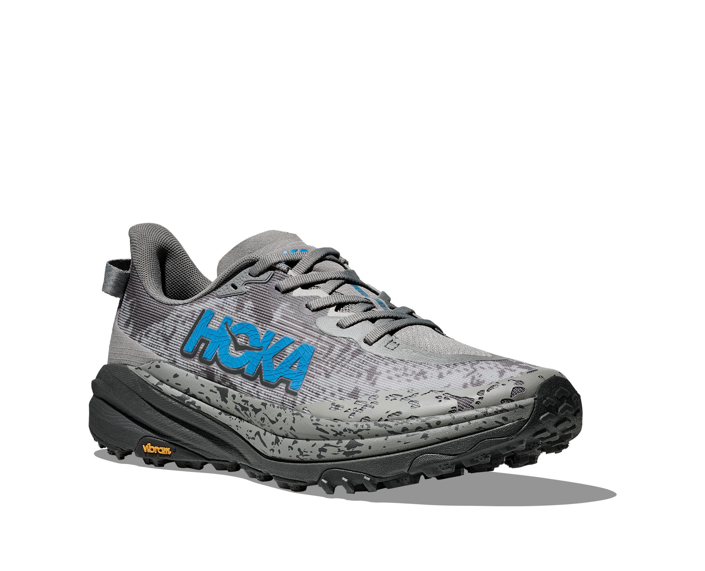  Men's Speedgoat 6 WIDE (GCG - Galactic Grey/Hoka Blue)