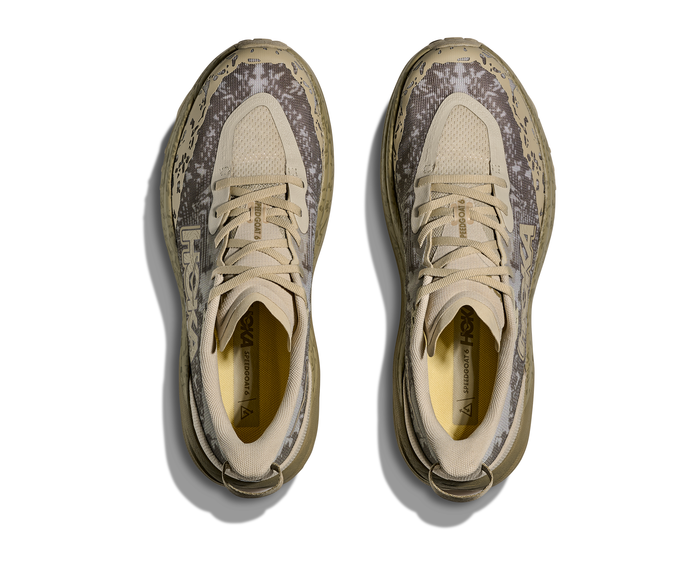 Hoka Men's Speedgoat 6 (OSH - Oyster Mushroom/ Wild Mushroom)