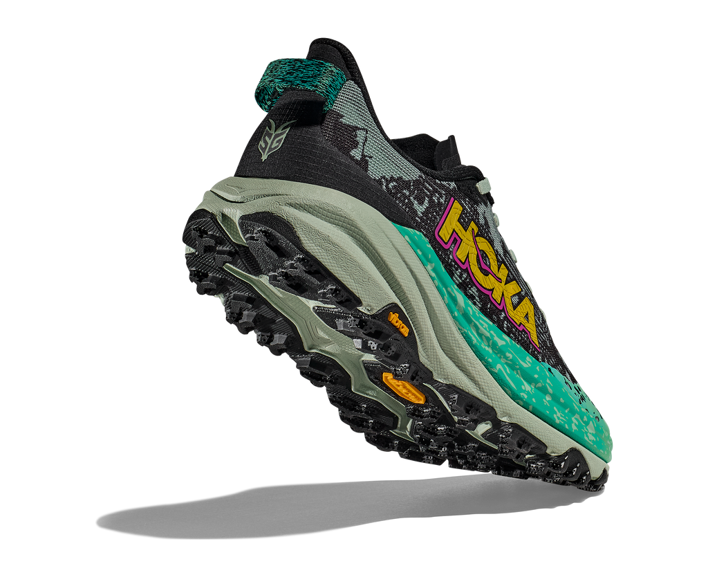 Hoka Women's Speedgoat 6 (BLVR - Black/Aloe Vera)