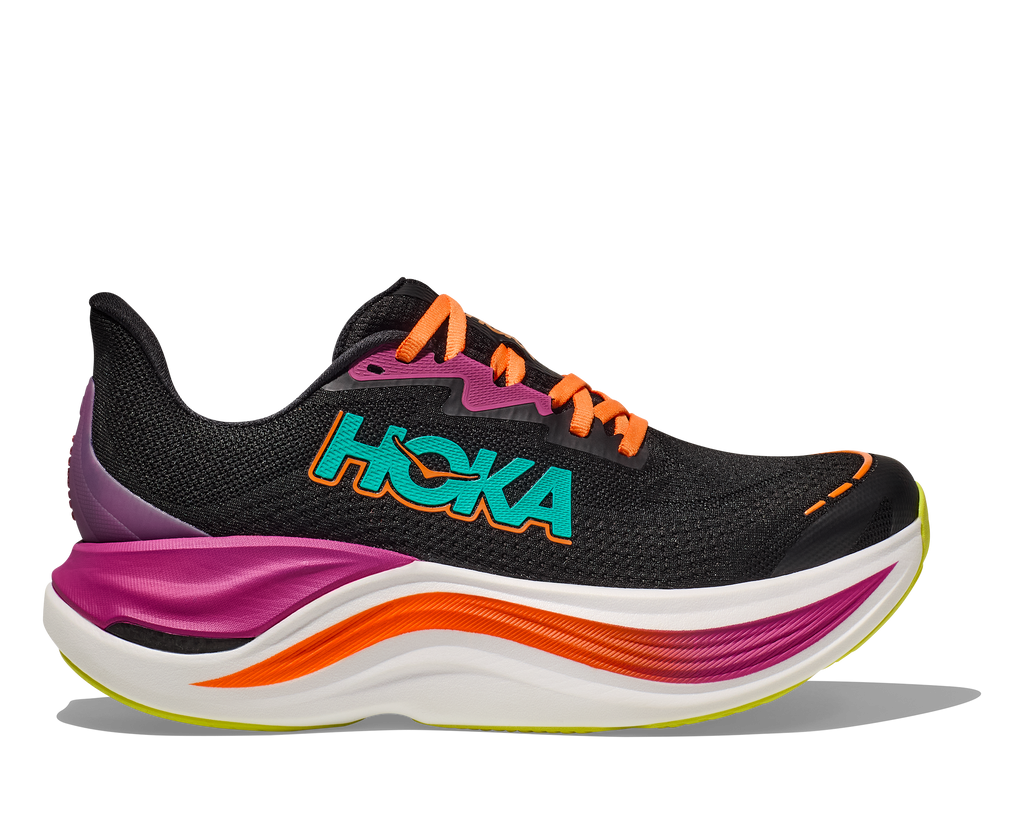 Hoka Women's Skyward X (BCQ - Black/Electric Aqua)