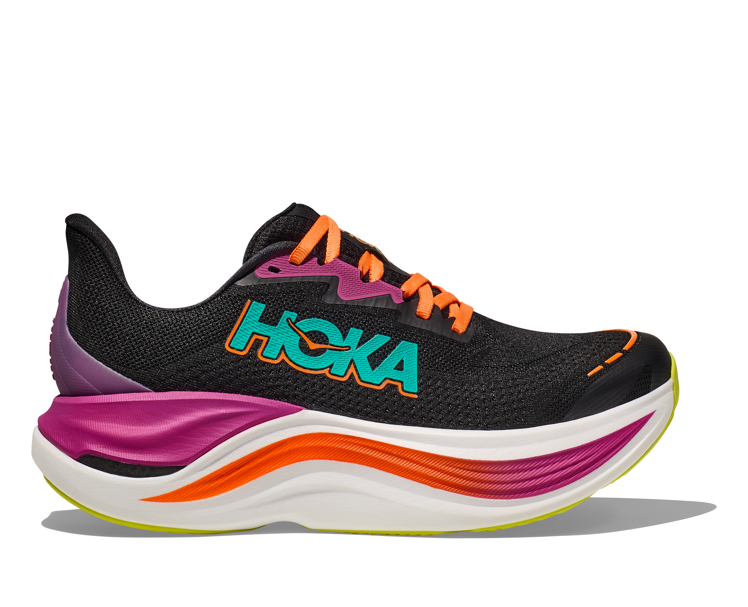 Hoka Women's Skyward X (BCQ - Black/Electric Aqua)