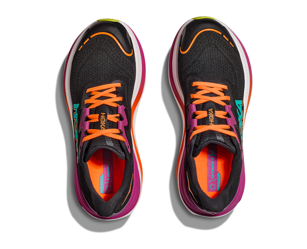 Hoka Women's Skyward X (BCQ - Black/Electric Aqua)
