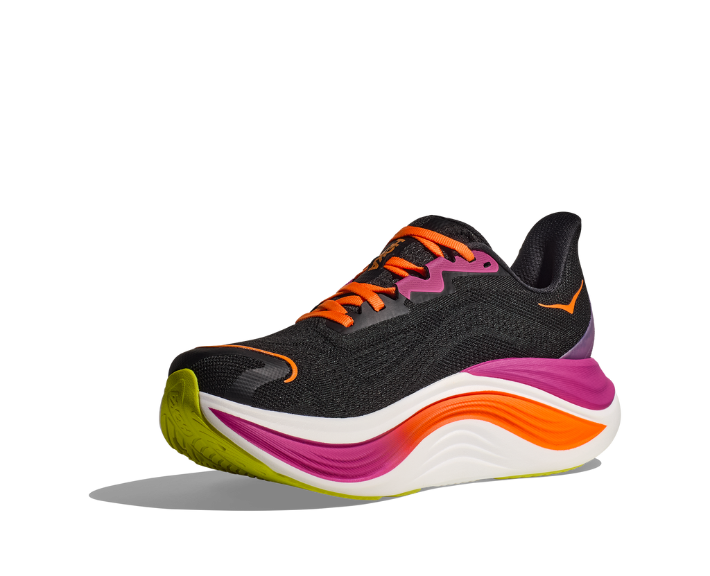 Hoka Women's Skyward X (BCQ - Black/Electric Aqua)