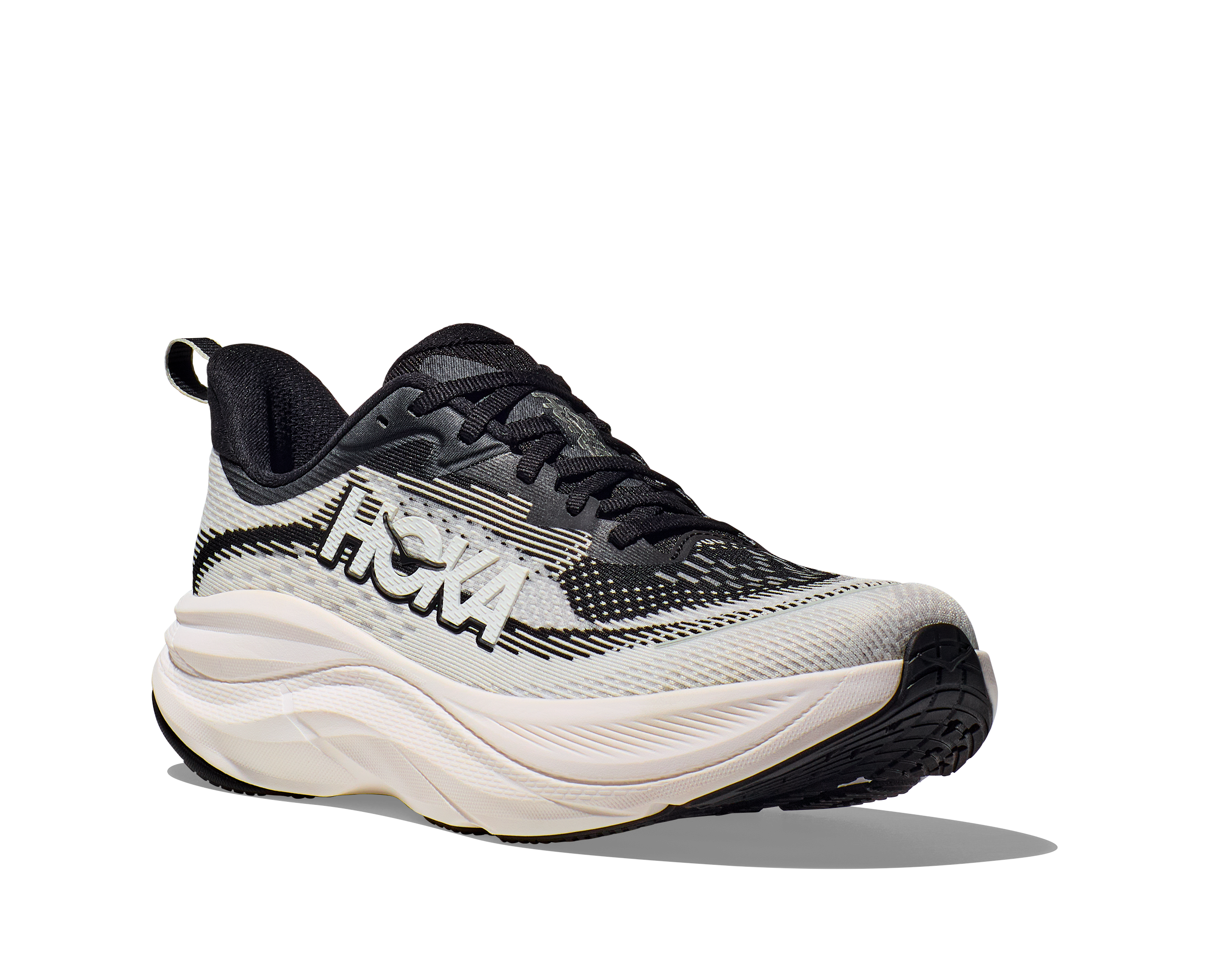 Hoka Women's Skyflow (BWHT - Black/White)