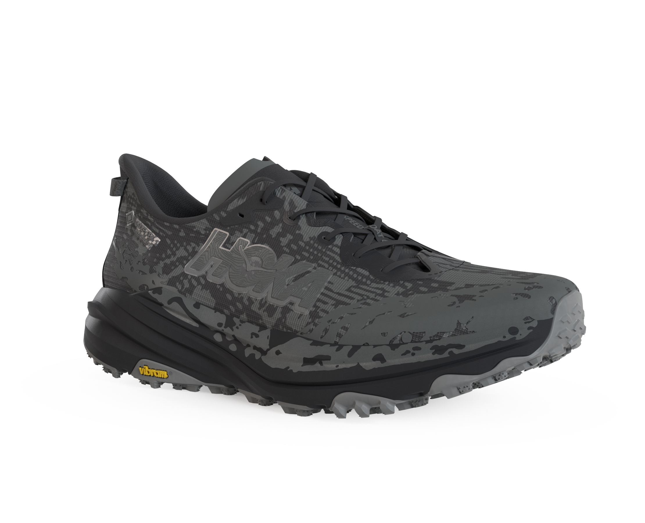 Hoka Men's Speedgoat 6 GTX (BCKT - Black/Outer Orbit)