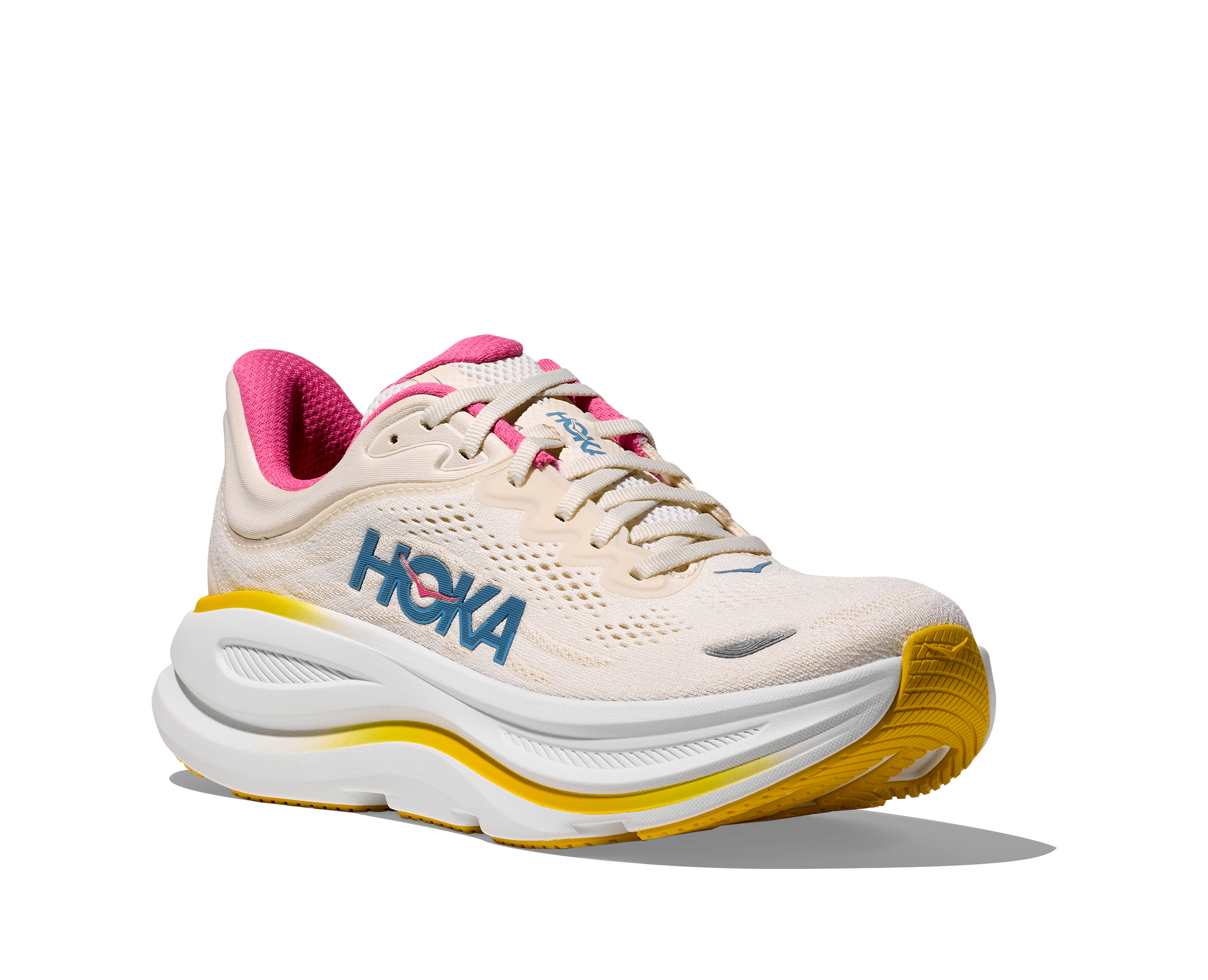 Hoka Women's Bondi 9 (ALBST - Alabaster/Birch)
