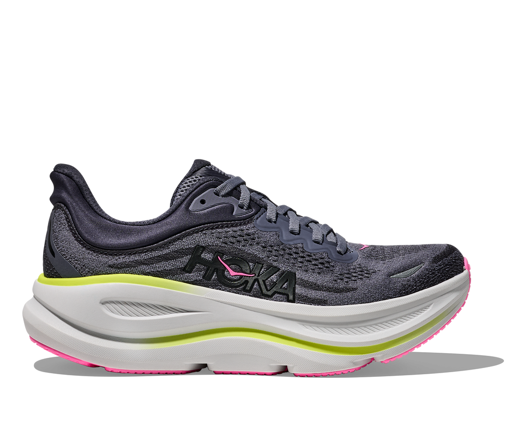 Hoka Women's Bondi 9 (CYG - Charcoal Grey/Grey Skies)