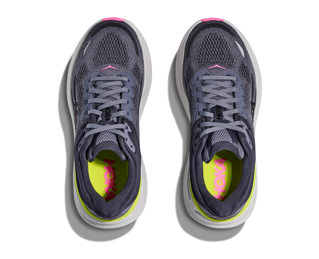 Hoka Women's Bondi 9 (CYG - Charcoal Grey/Grey Skies)