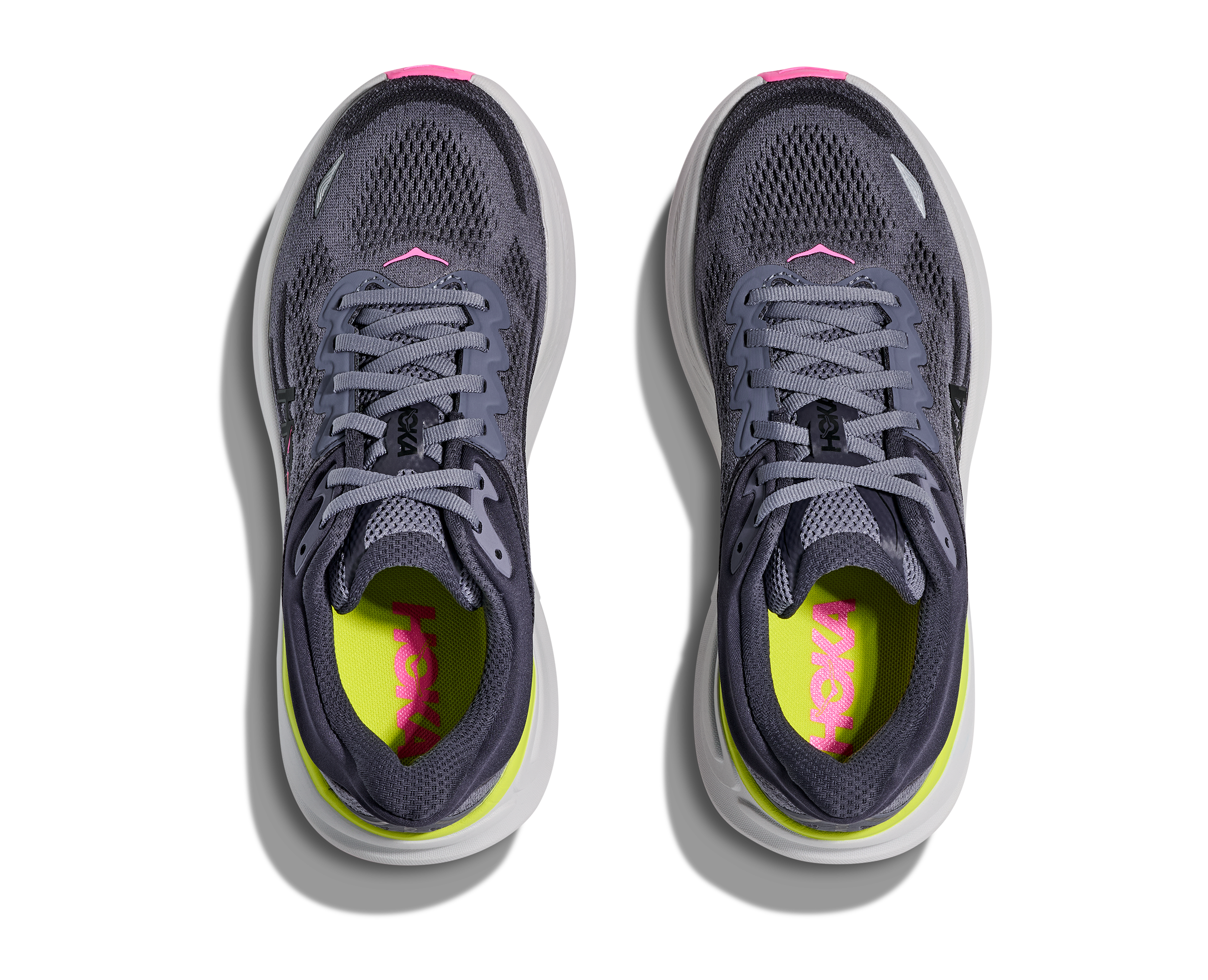 Hoka Women's Bondi 9 (CYG - Charcoal Grey/Grey Skies)