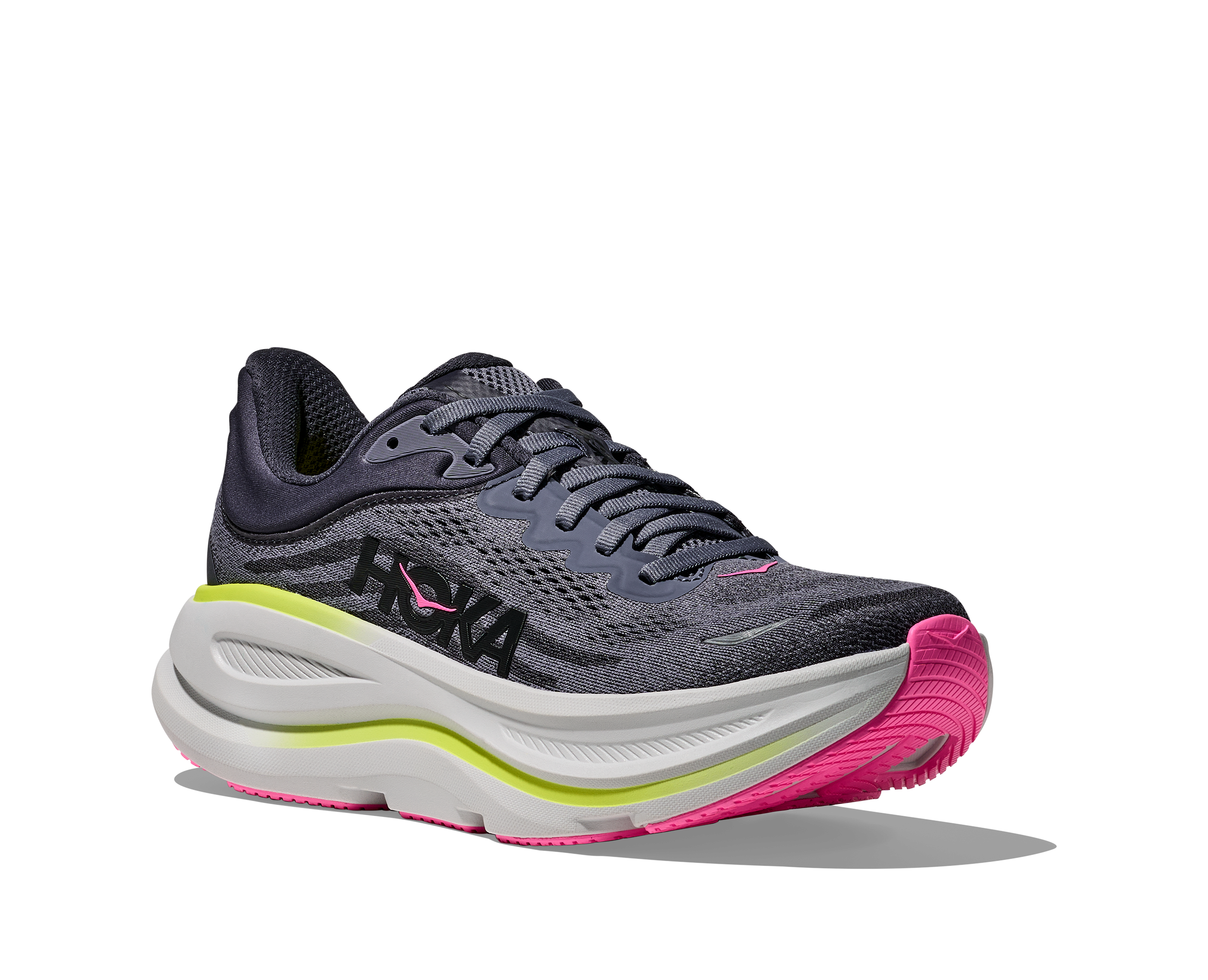 Hoka Women's Bondi 9 (CYG - Charcoal Grey/Grey Skies)