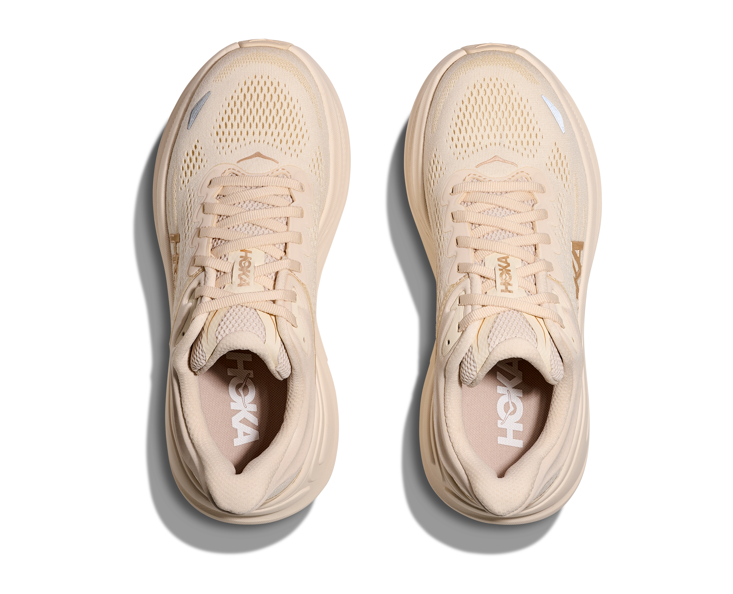 Hoka Women's Bondi 9 WIDE (VCH - Vanilla/Birch)