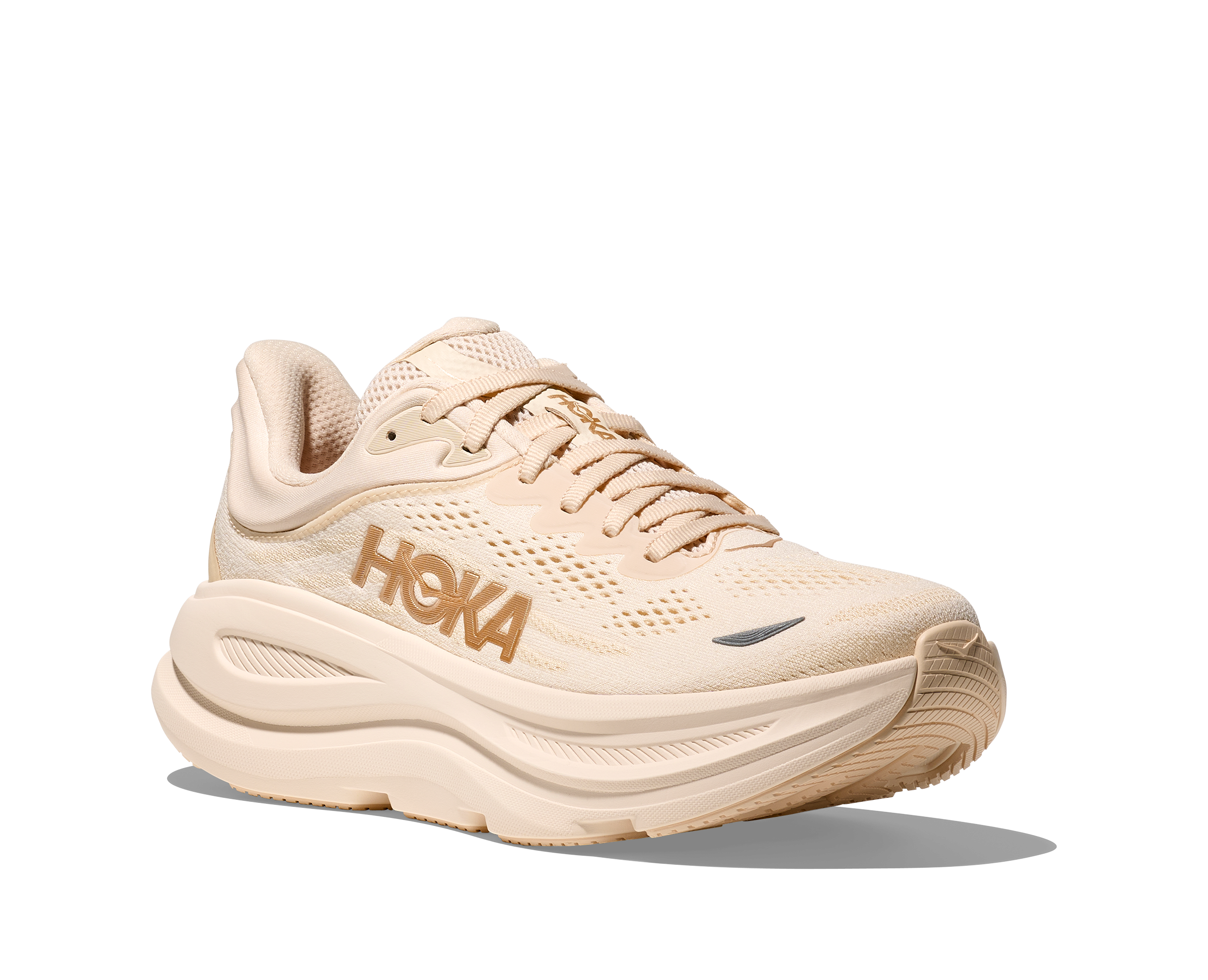 Hoka Women's Bondi 9 WIDE (VCH - Vanilla/Birch)