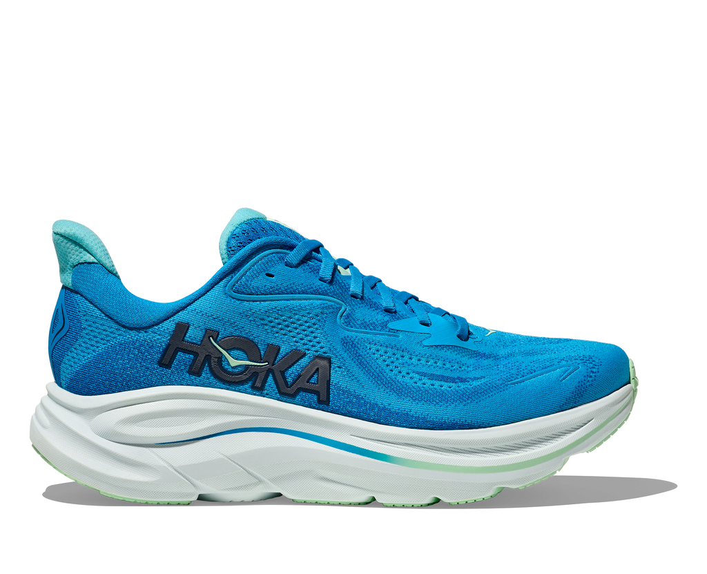  Men's Clifton 10 WIDE (HSK - Hoka Blue/Skyward Blue)