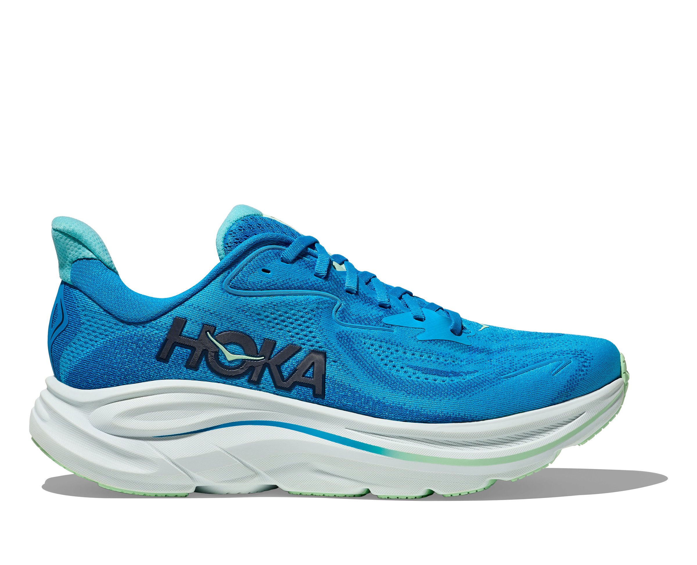  Men's Clifton 10 WIDE (HSK - Hoka Blue/Skyward Blue)